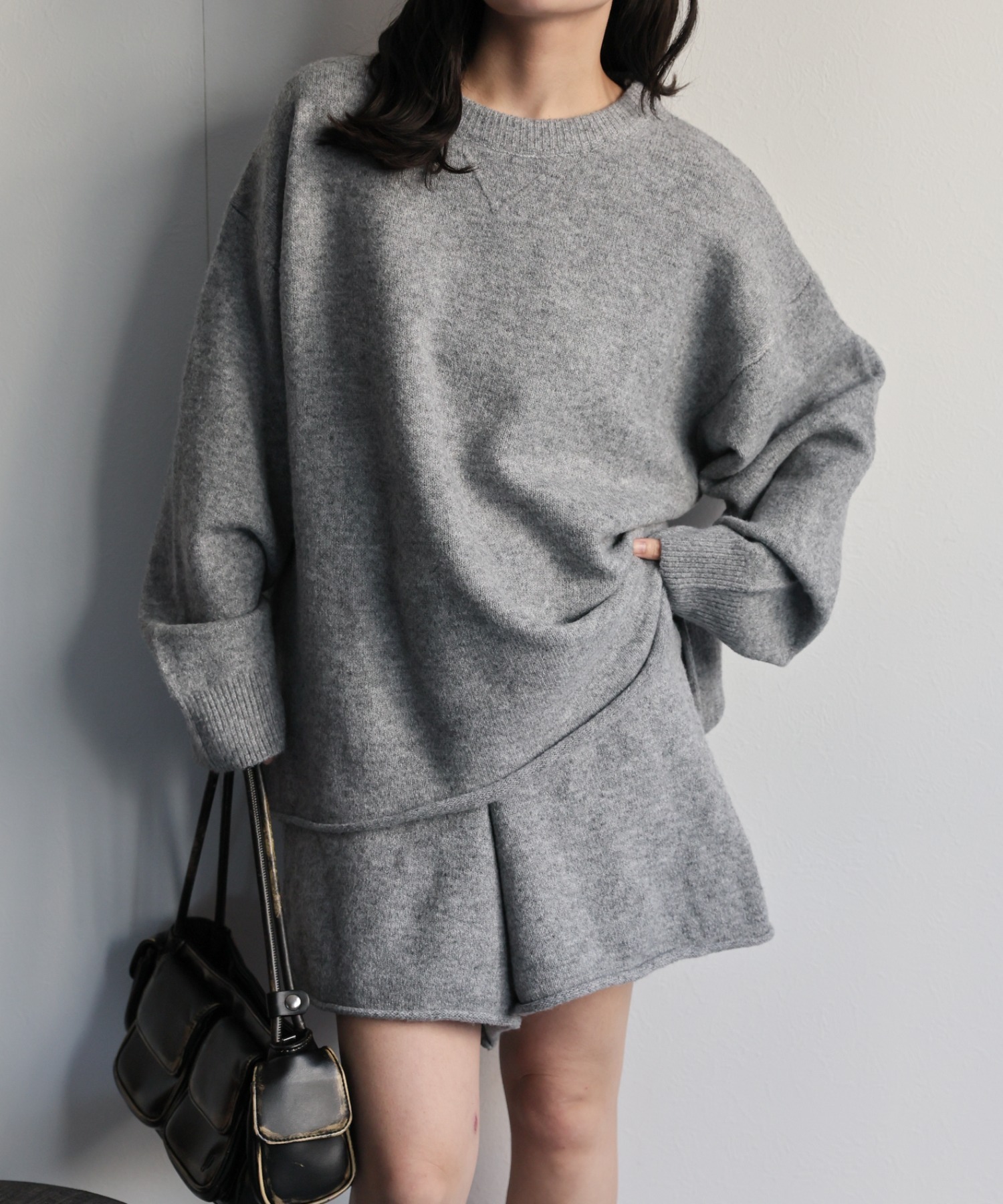 model：156cm 着用サイズ：FREE