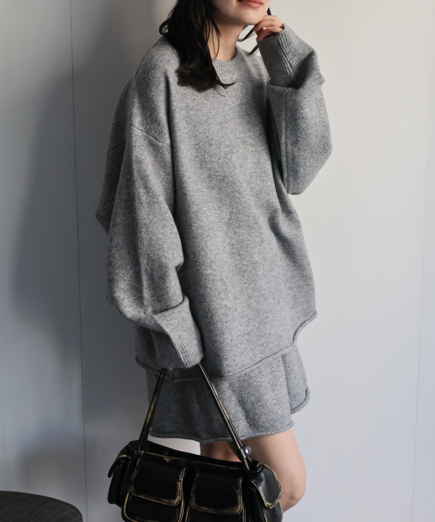 model：156cm 着用サイズ：FREE