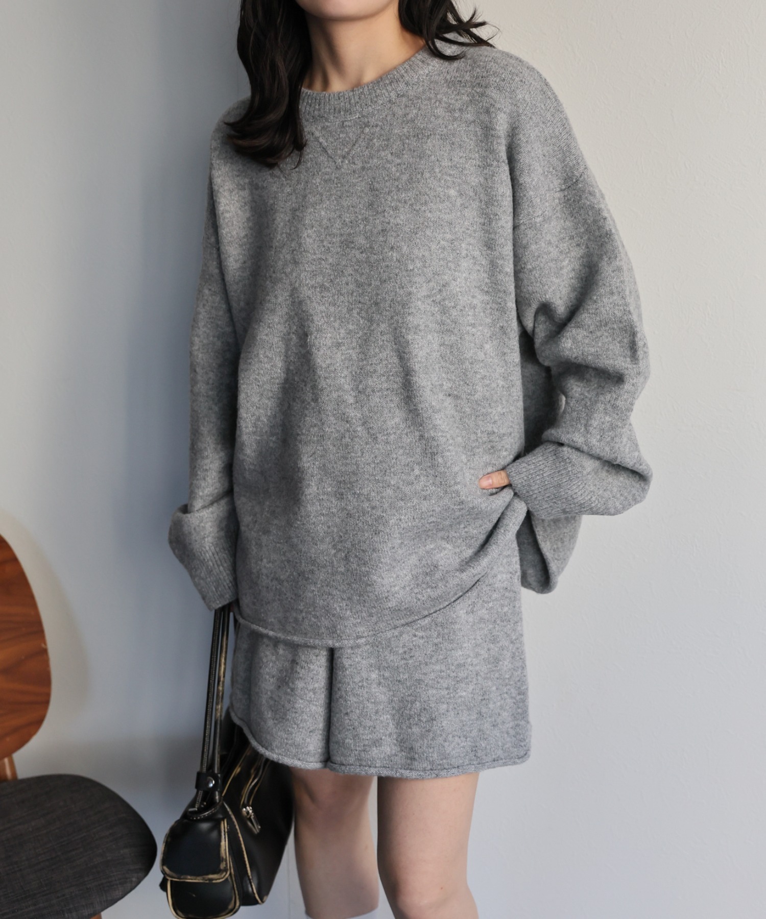 model：156cm 着用サイズ：FREE