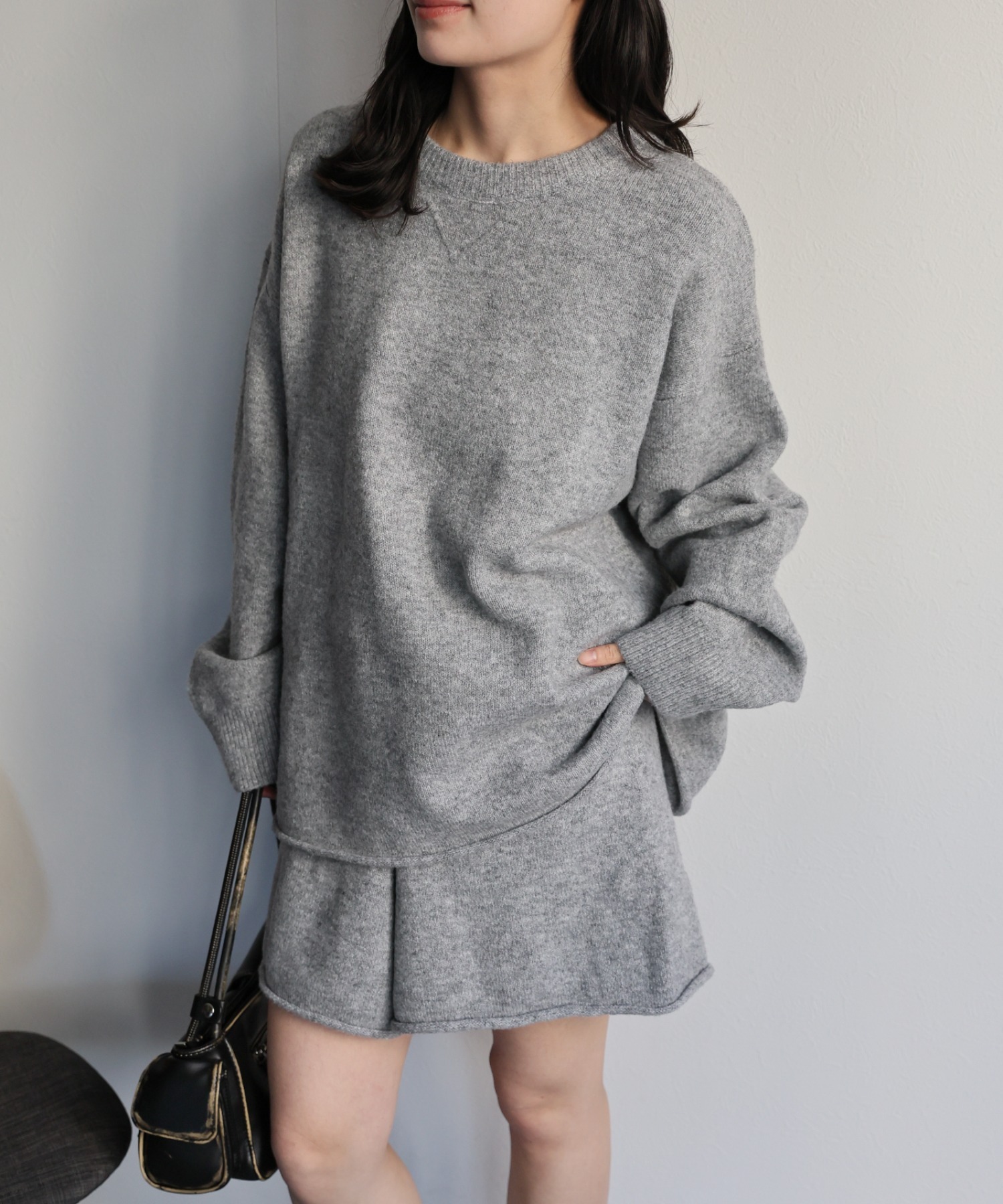 model：156cm 着用サイズ：FREE