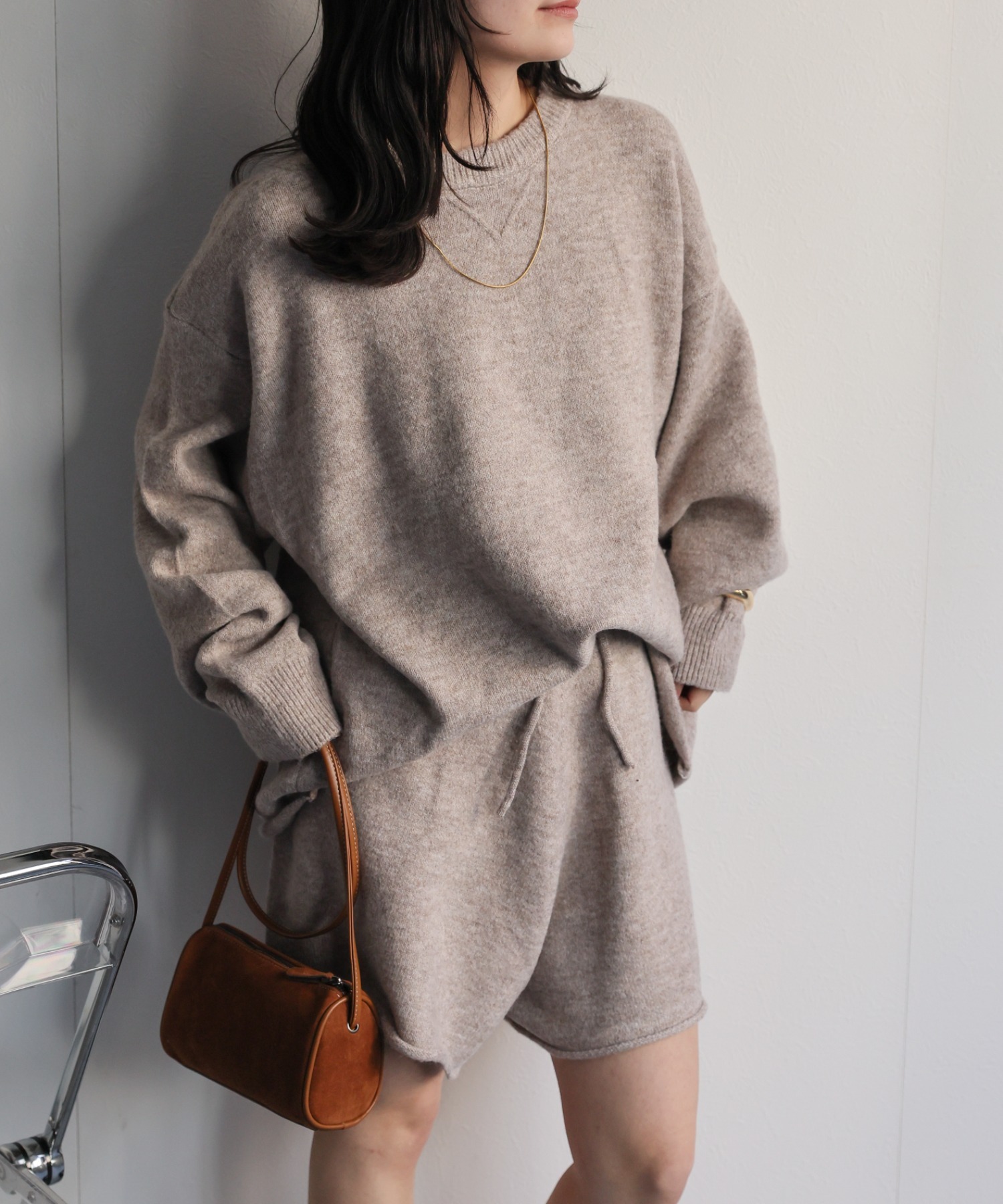 model：156cm 着用サイズ：FREE