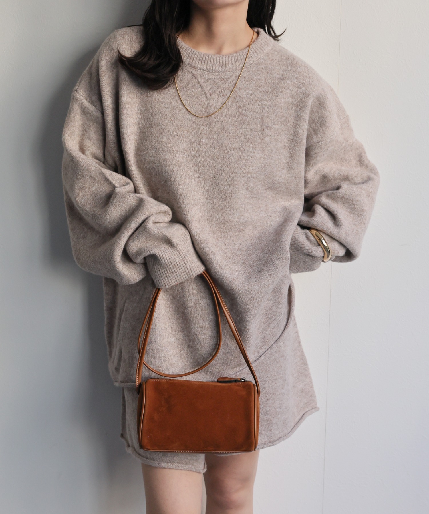 model：156cm 着用サイズ：FREE