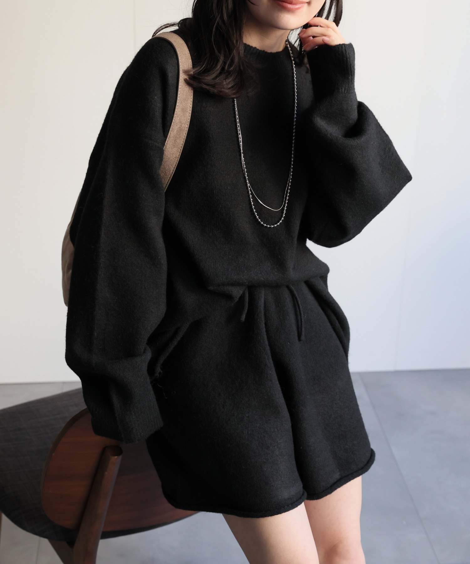 model：156cm 着用サイズ：FREE