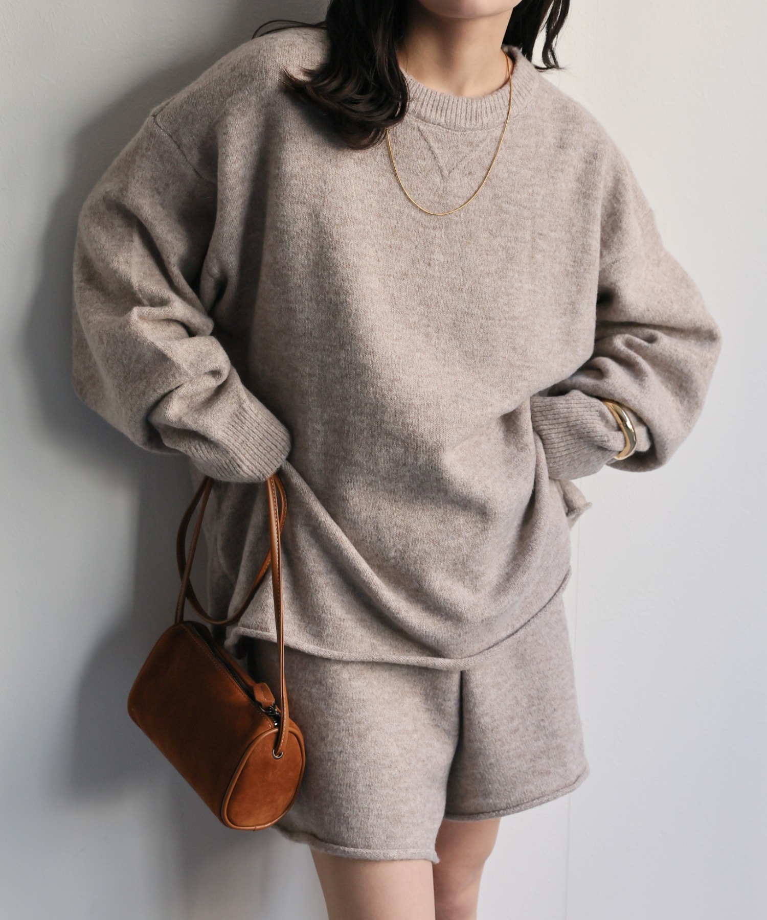 model：156cm 着用サイズ：FREE