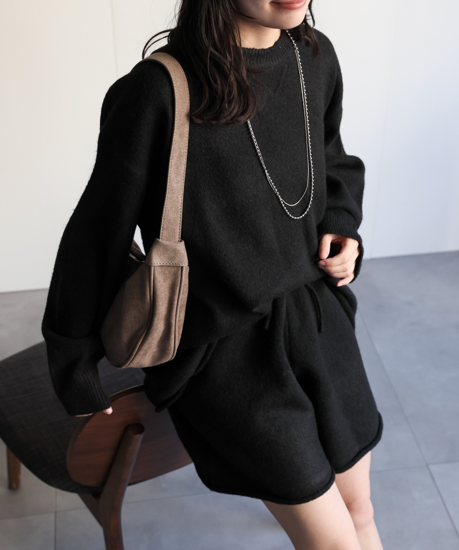 model：156cm 着用サイズ：FREE