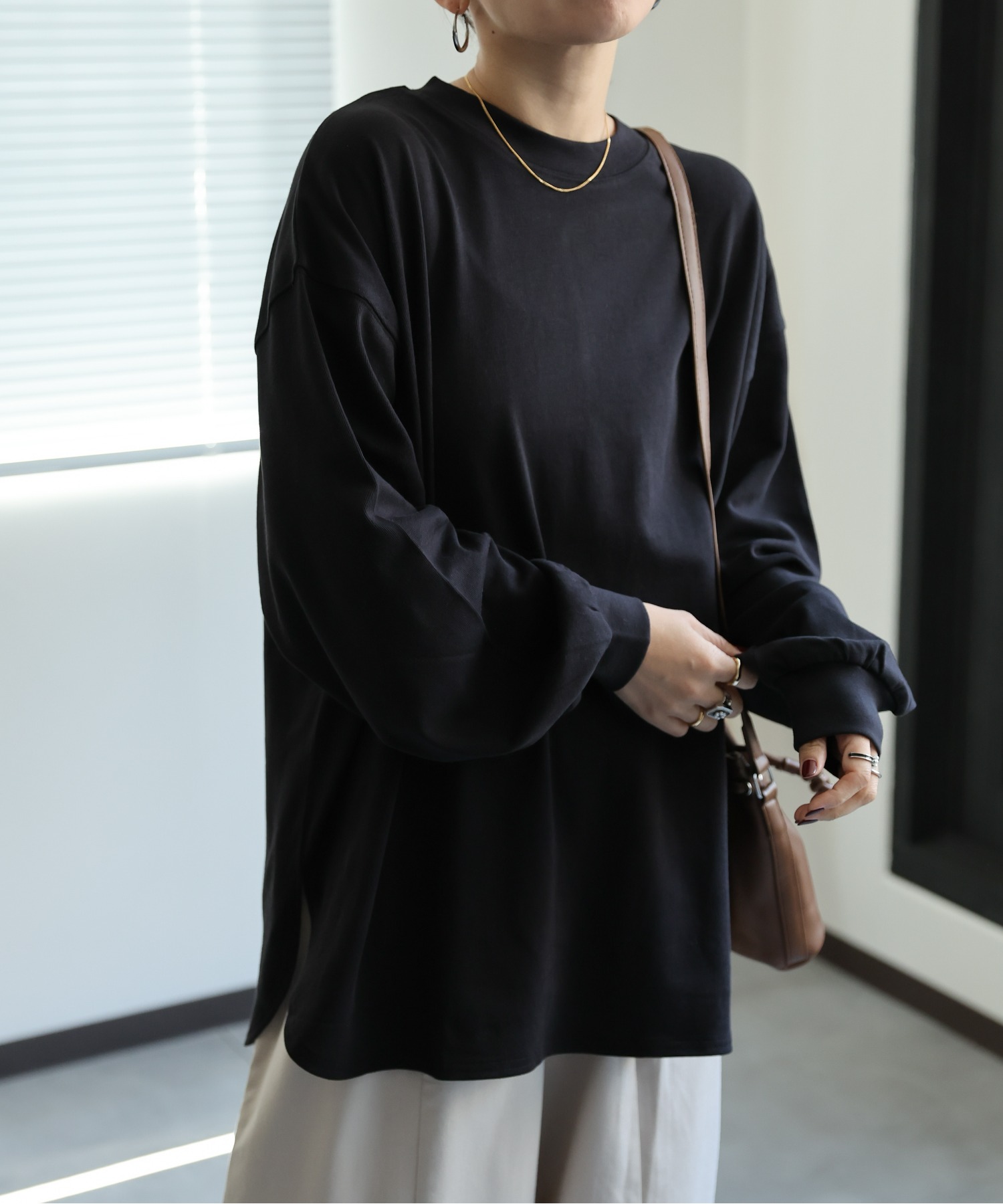 model:162㎝　着用サイズ:FREE