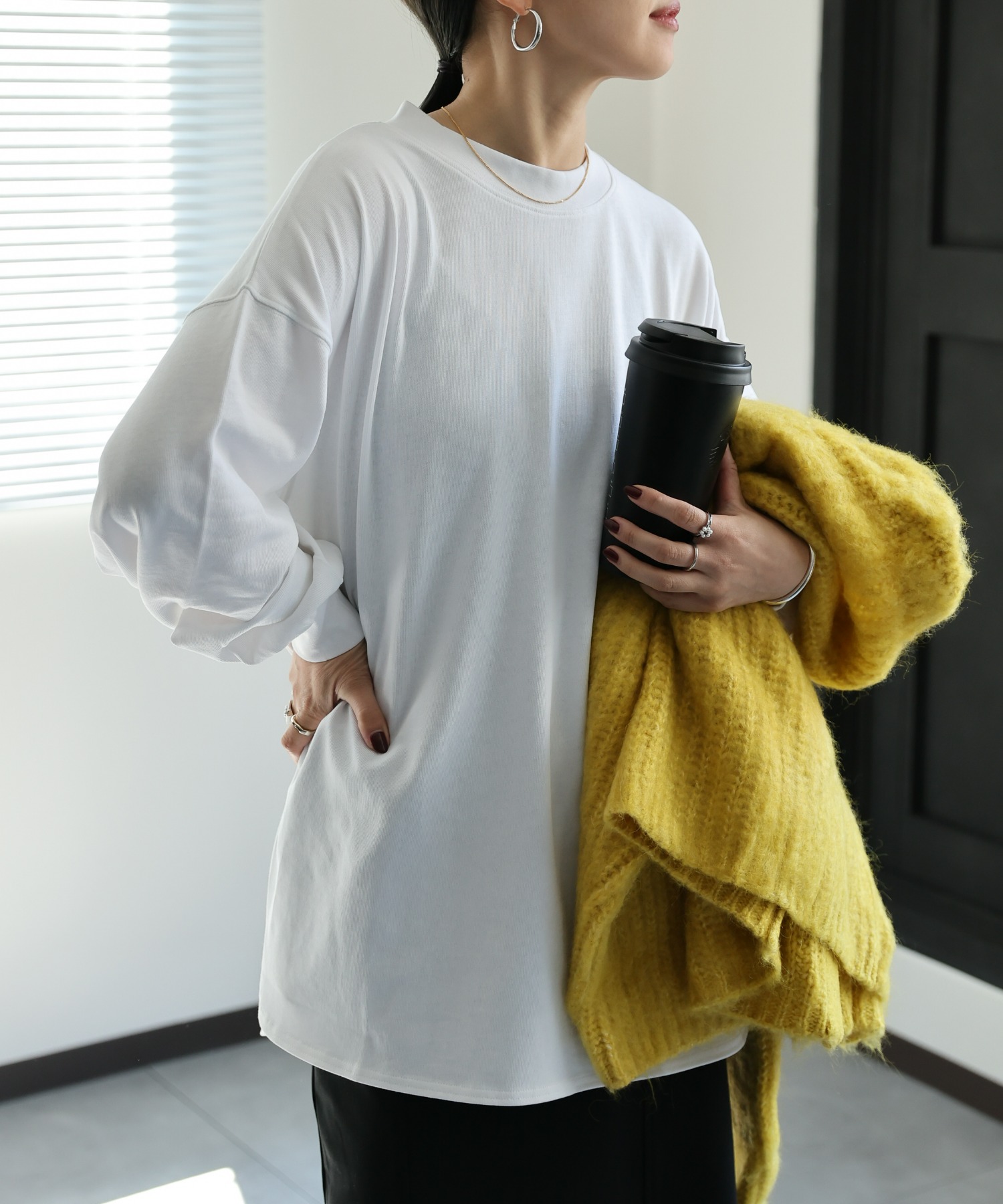 model:162㎝　着用サイズ:FREE
