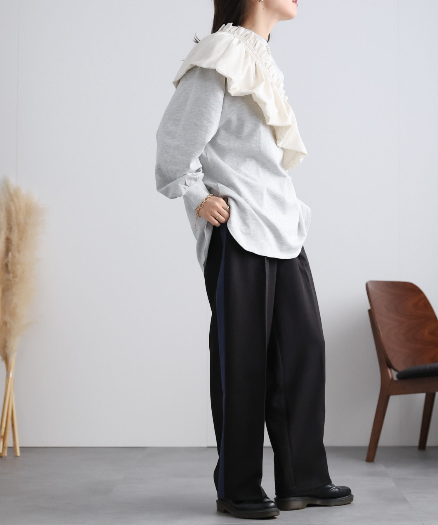 model:162㎝　着用サイズ:FREE
