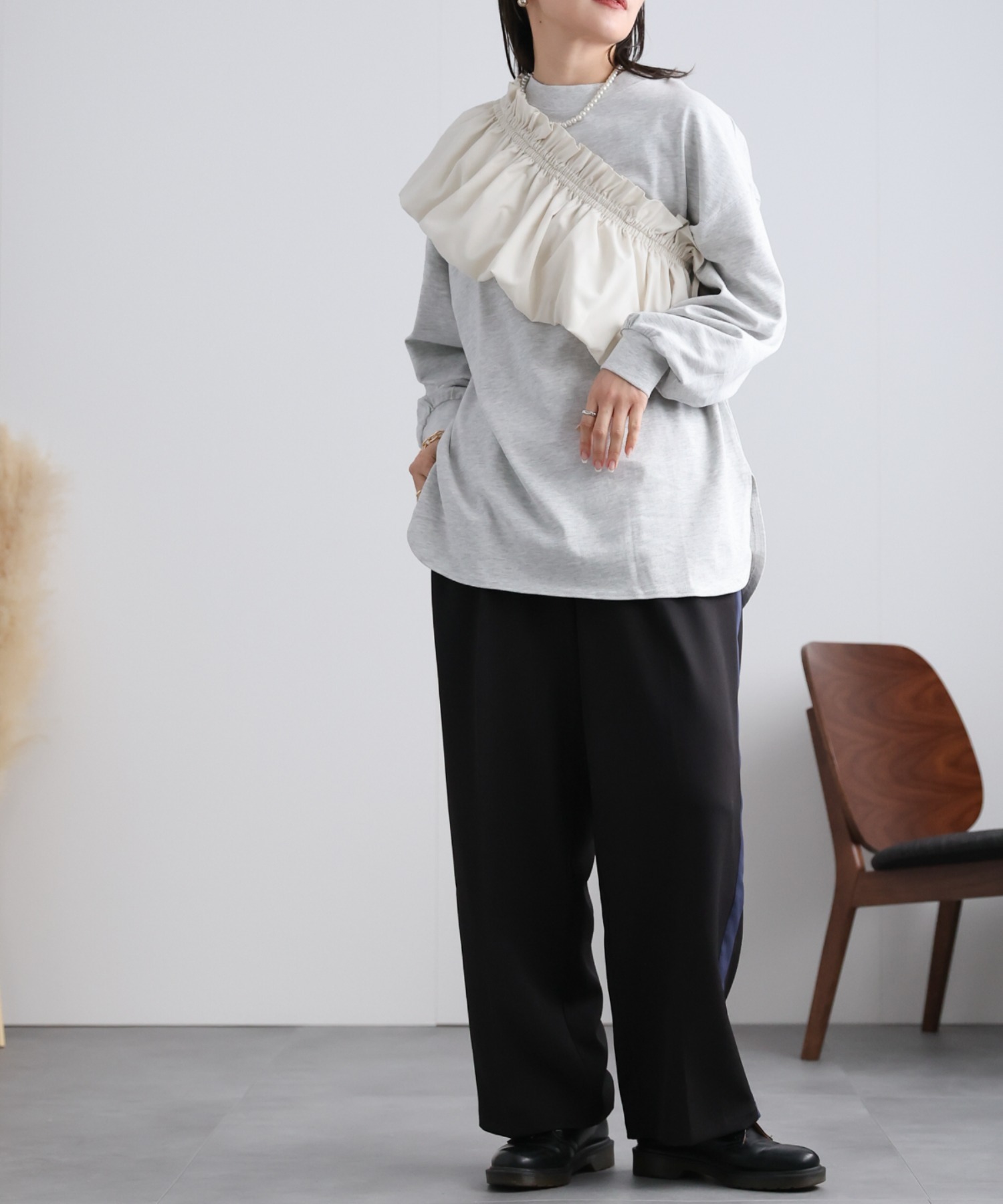 model:162㎝　着用サイズ:FREE