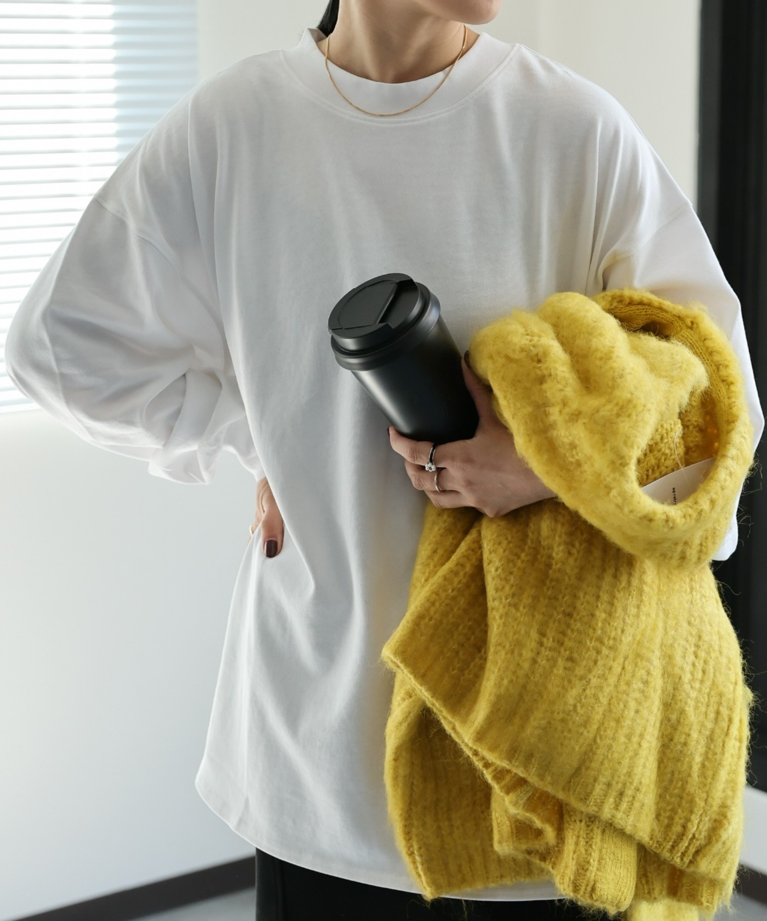 model:162㎝　着用サイズ:FREE
