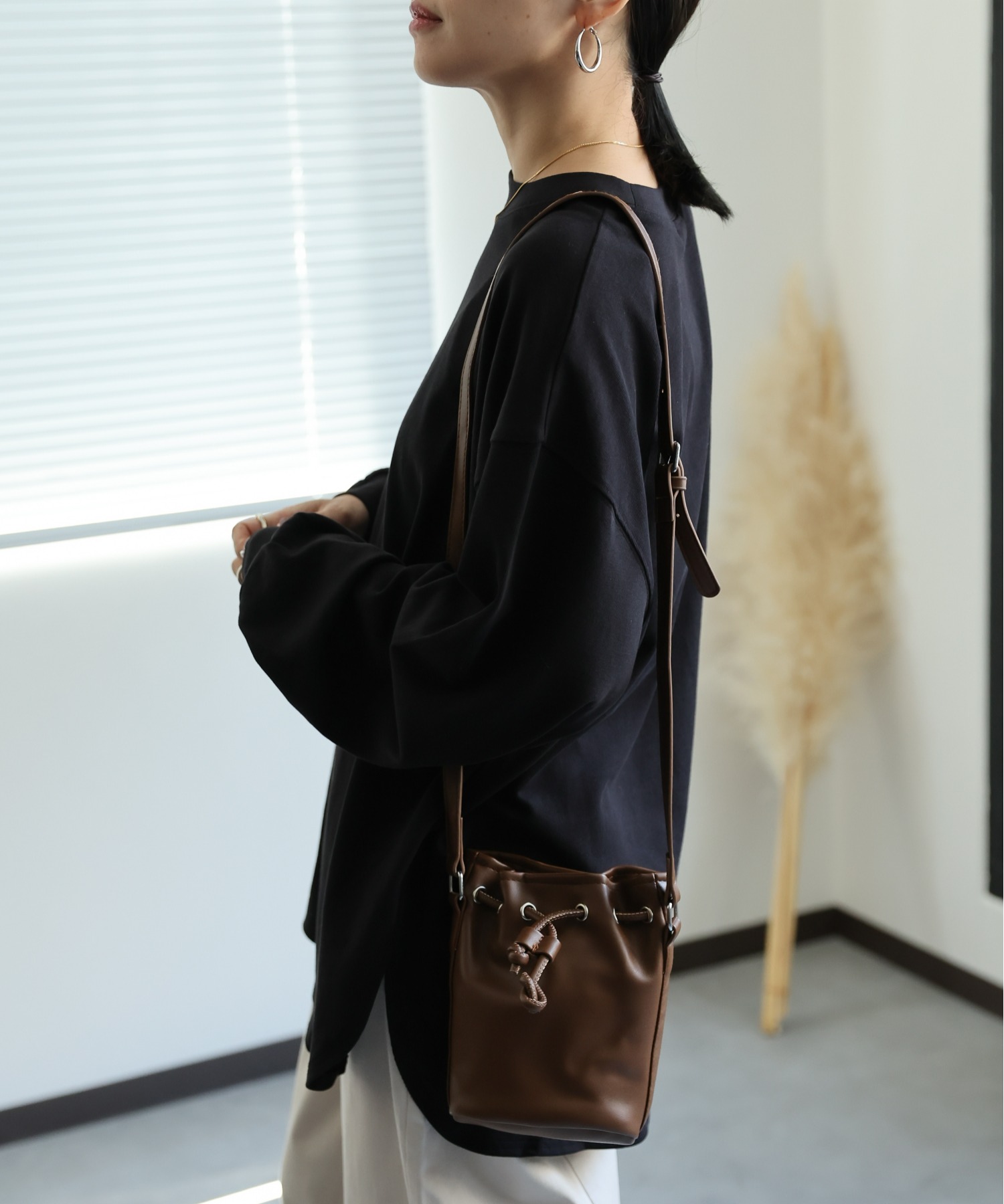 model:162㎝　着用サイズ:FREE