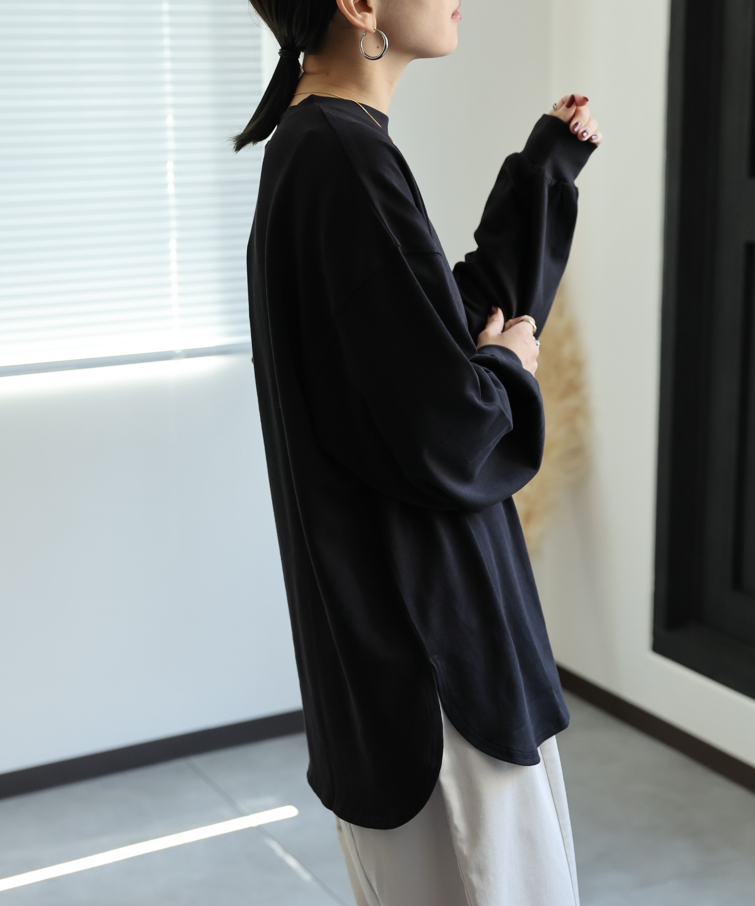 model:162㎝　着用サイズ:FREE