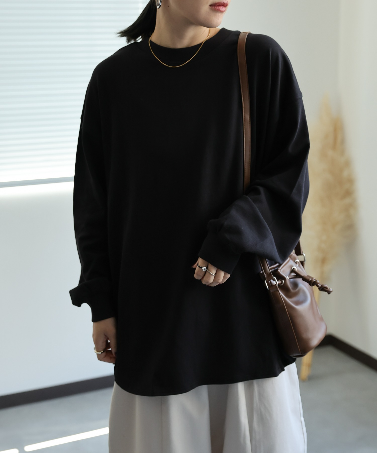 model:162㎝　着用サイズ:FREE