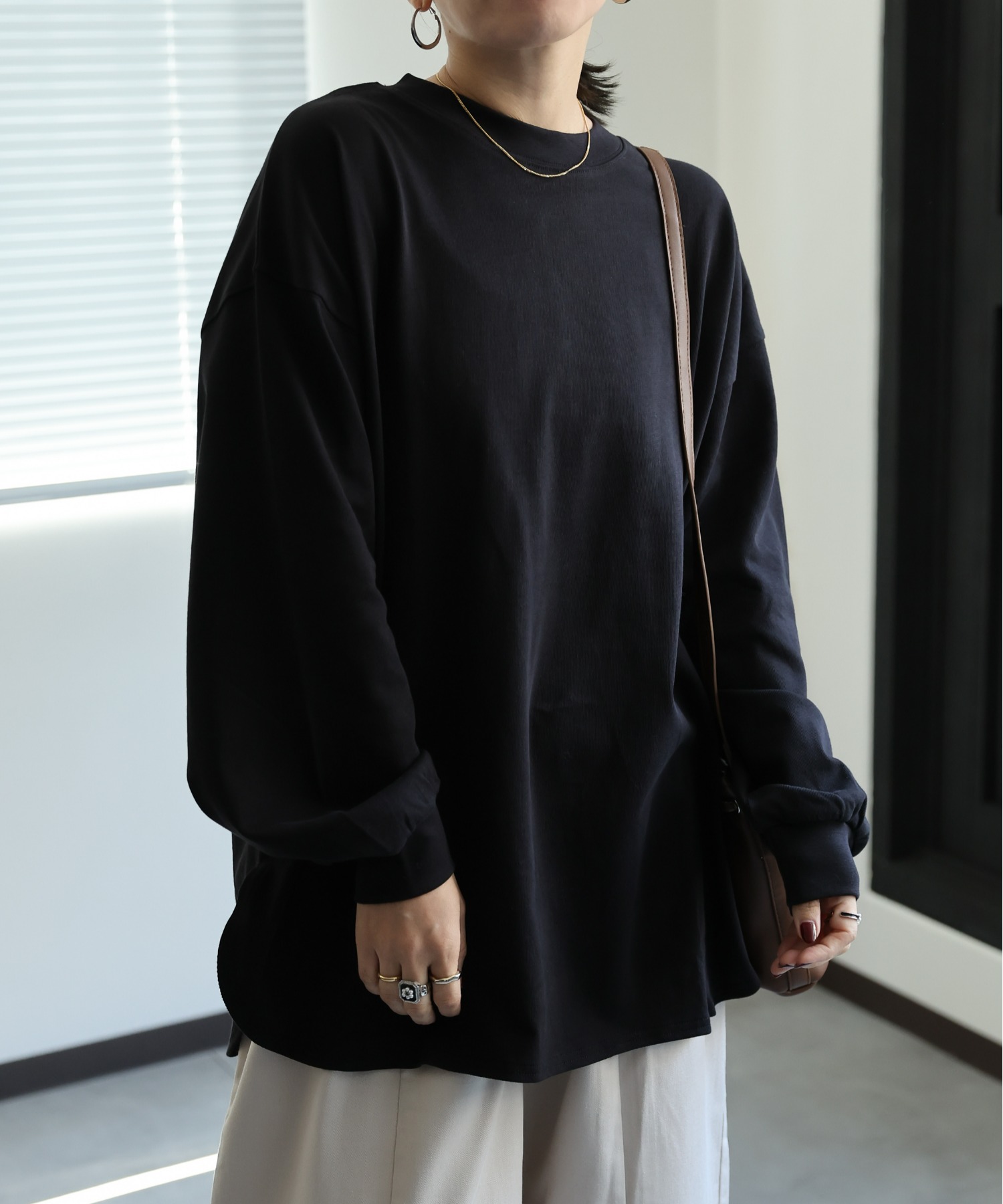 model:162㎝　着用サイズ:FREE