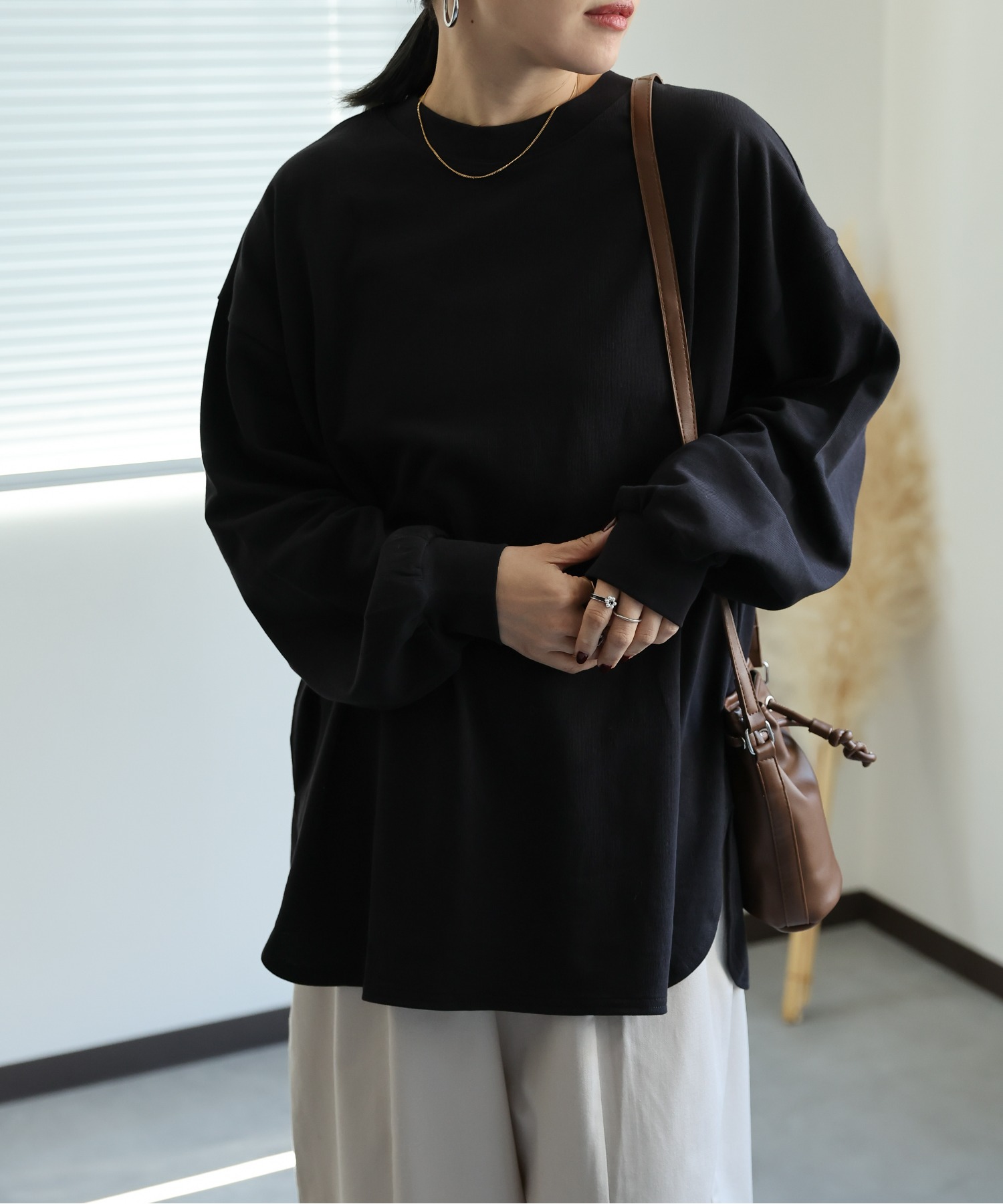 model:162㎝　着用サイズ:FREE