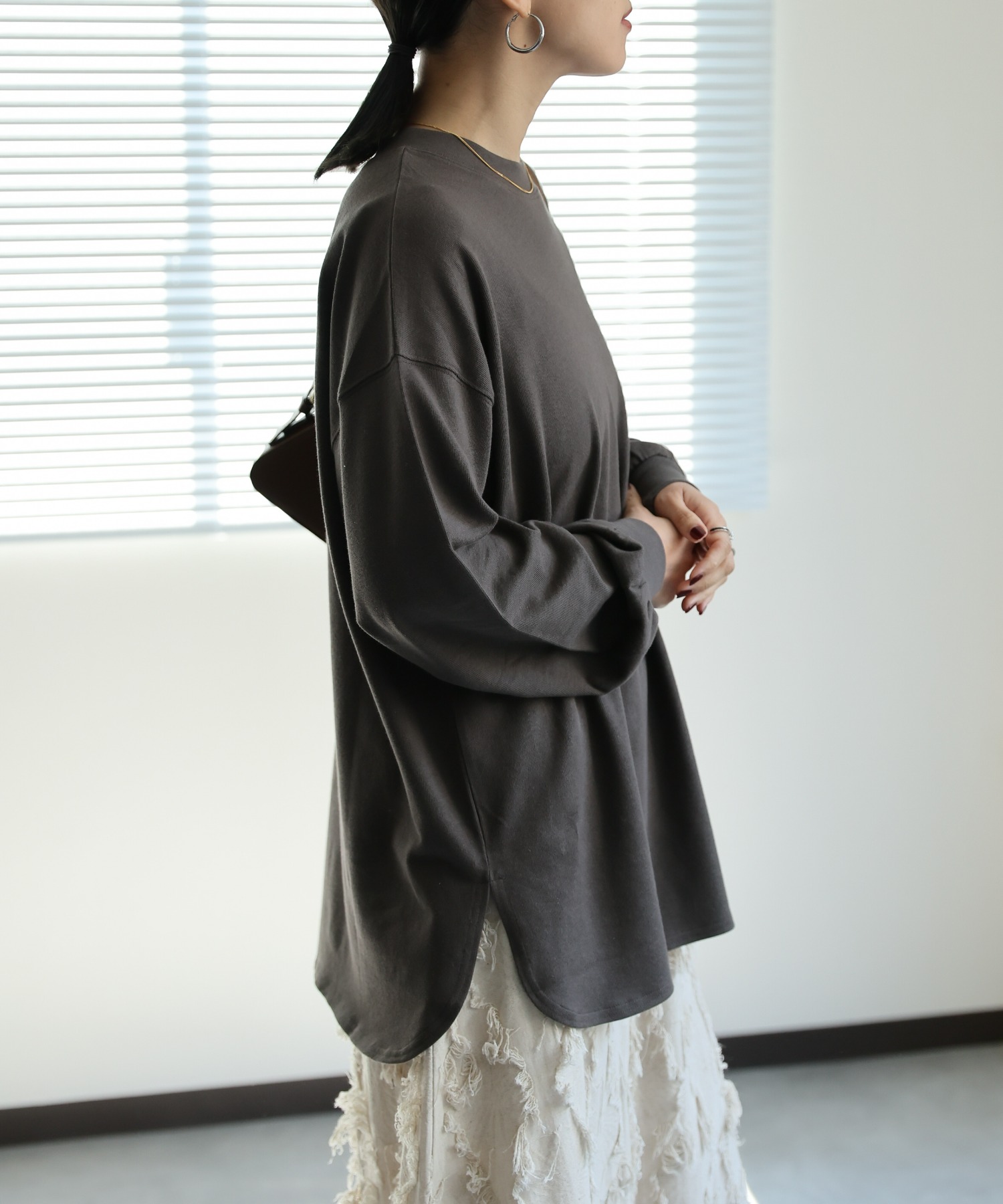 model:162㎝　着用サイズ:FREE