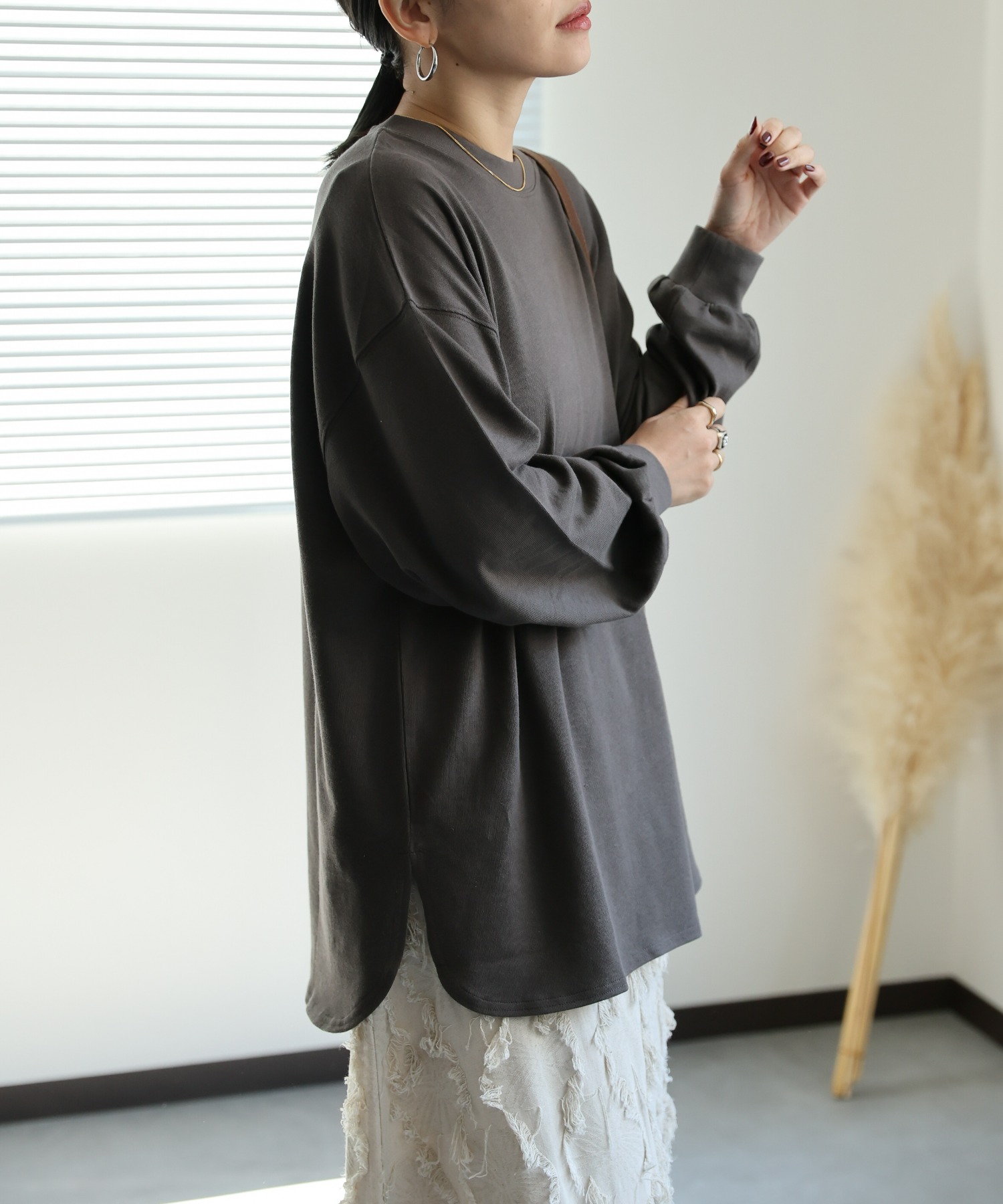 model:162㎝　着用サイズ:FREE