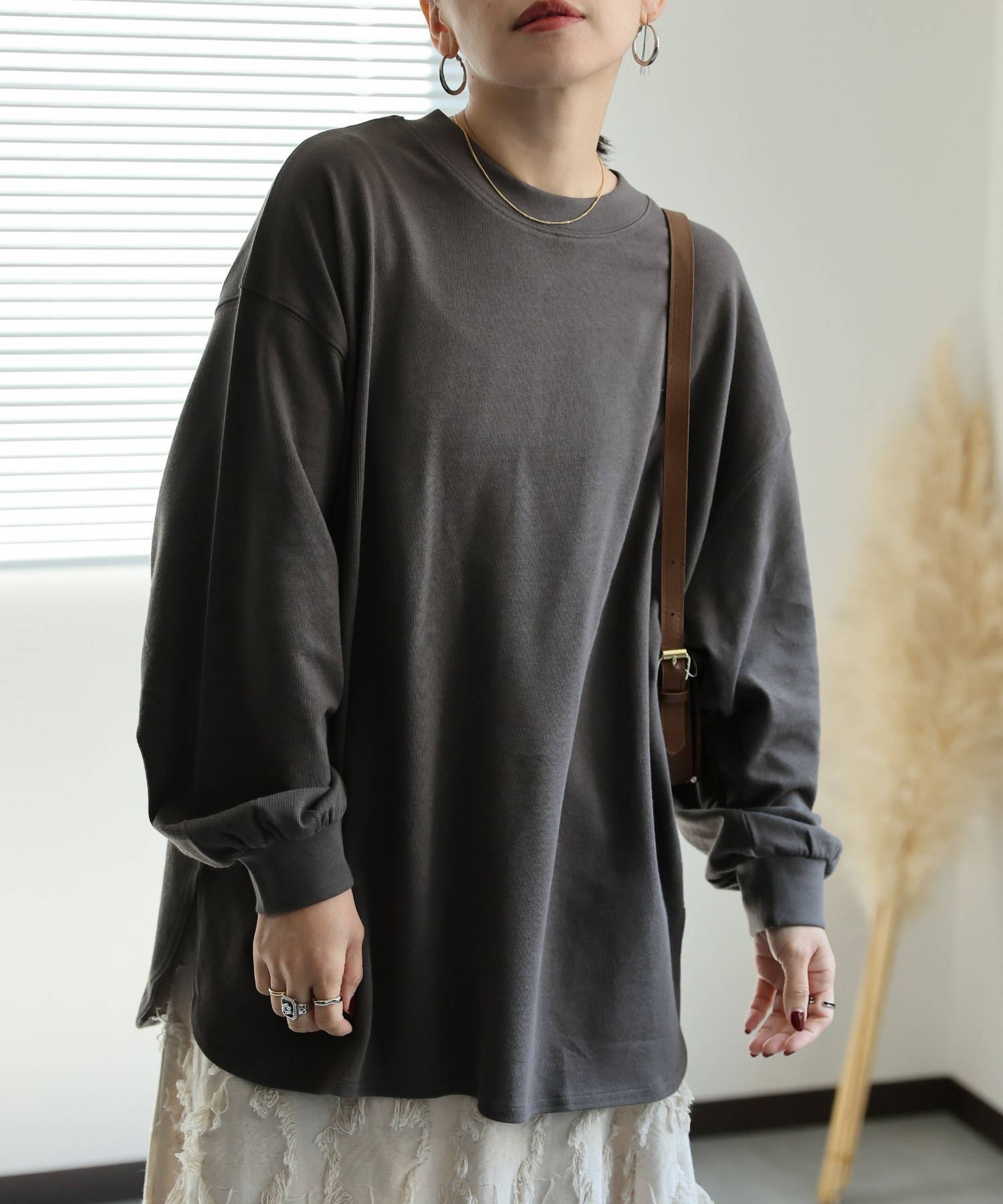 model:162㎝　着用サイズ:FREE