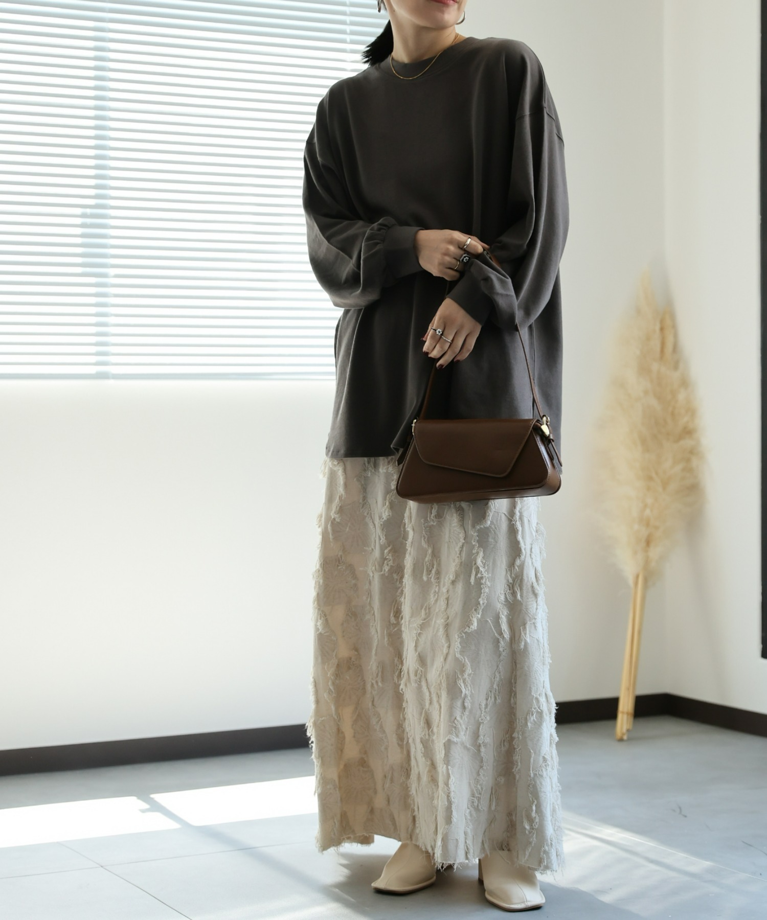 model:162㎝　着用サイズ:FREE