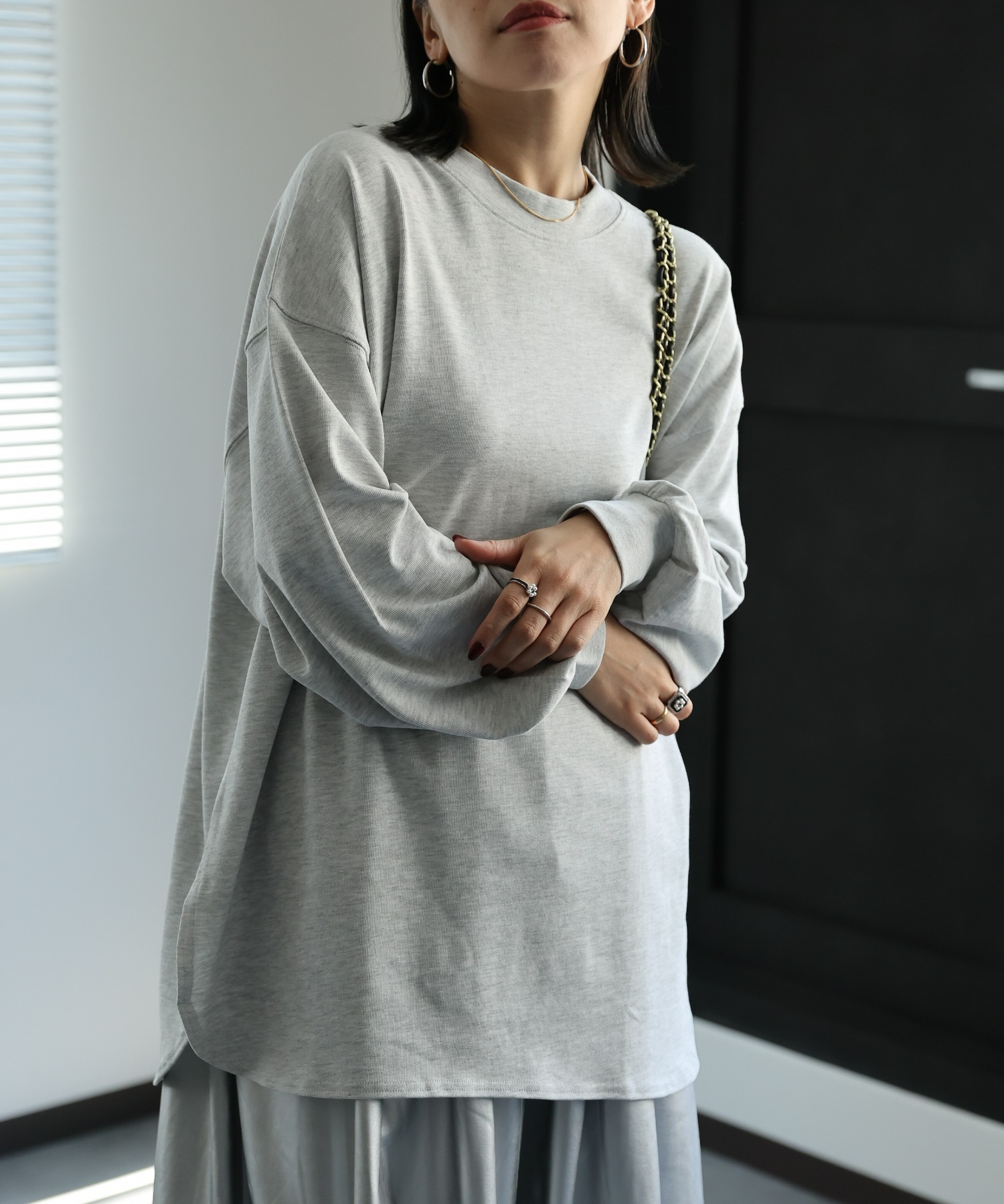 model:162㎝　着用サイズ:FREE