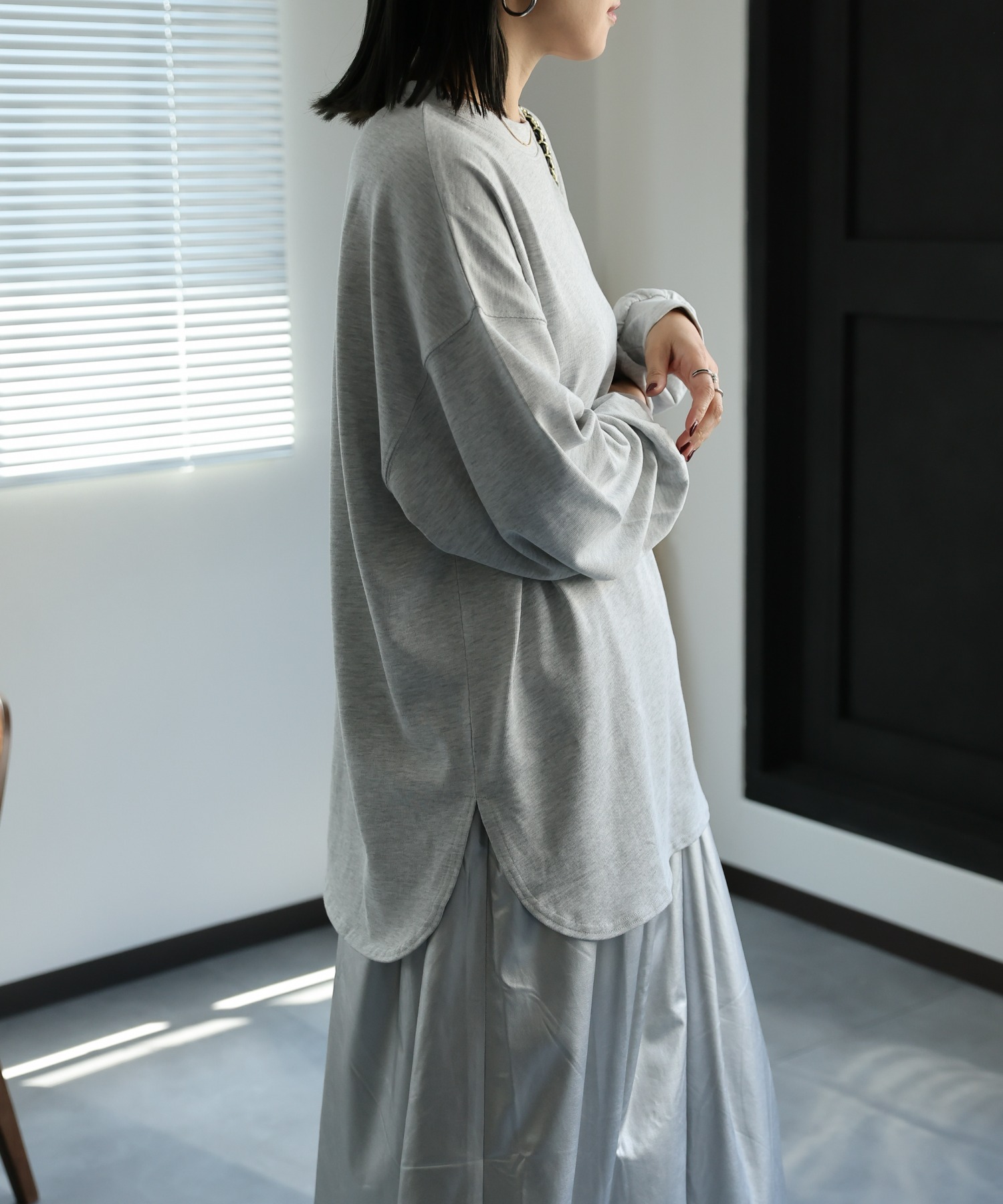 model:162㎝　着用サイズ:FREE