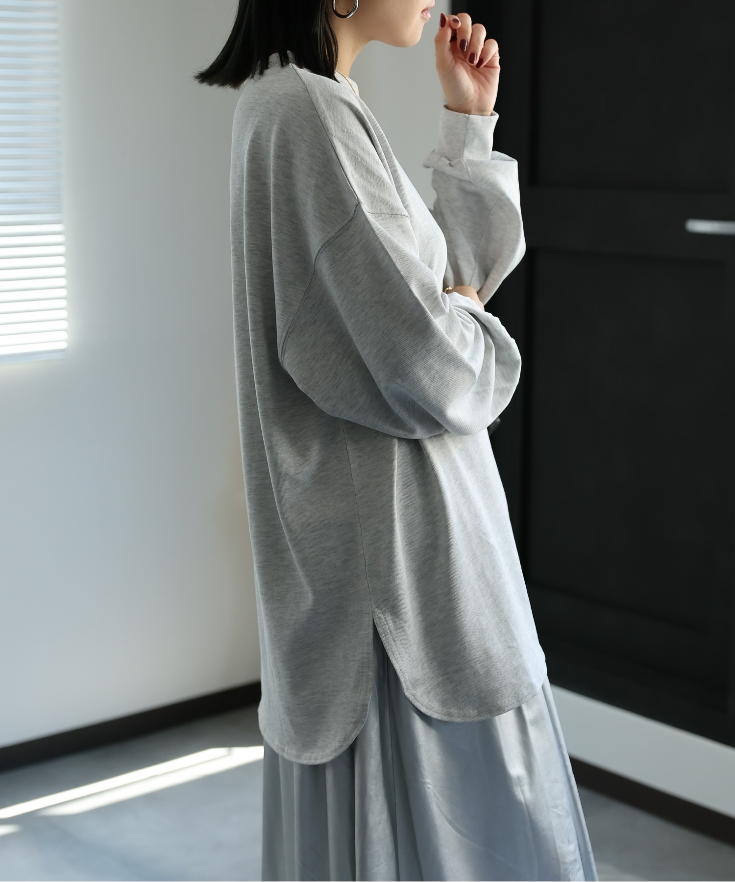 model:162㎝　着用サイズ:FREE