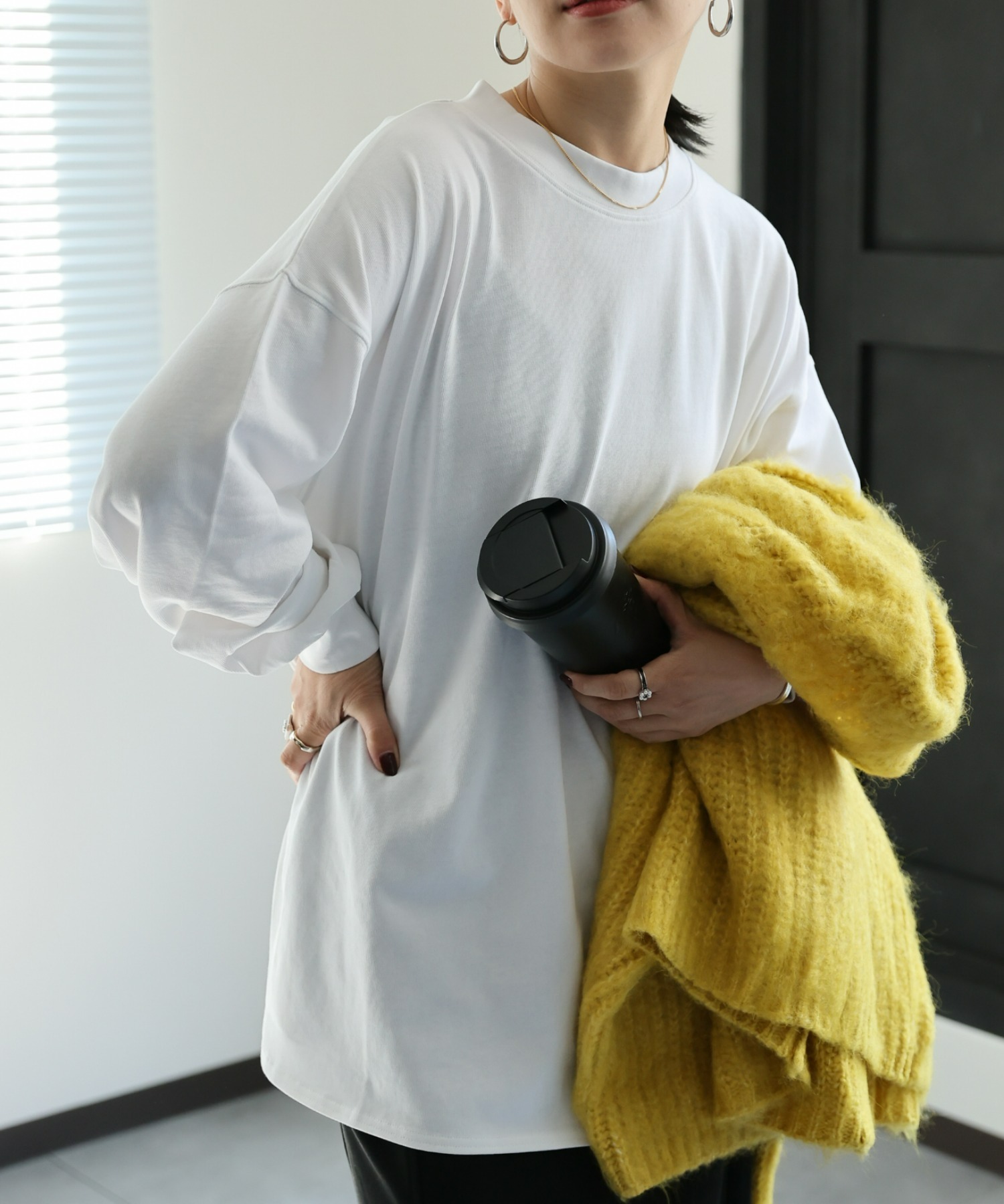 model:162㎝　着用サイズ:FREE