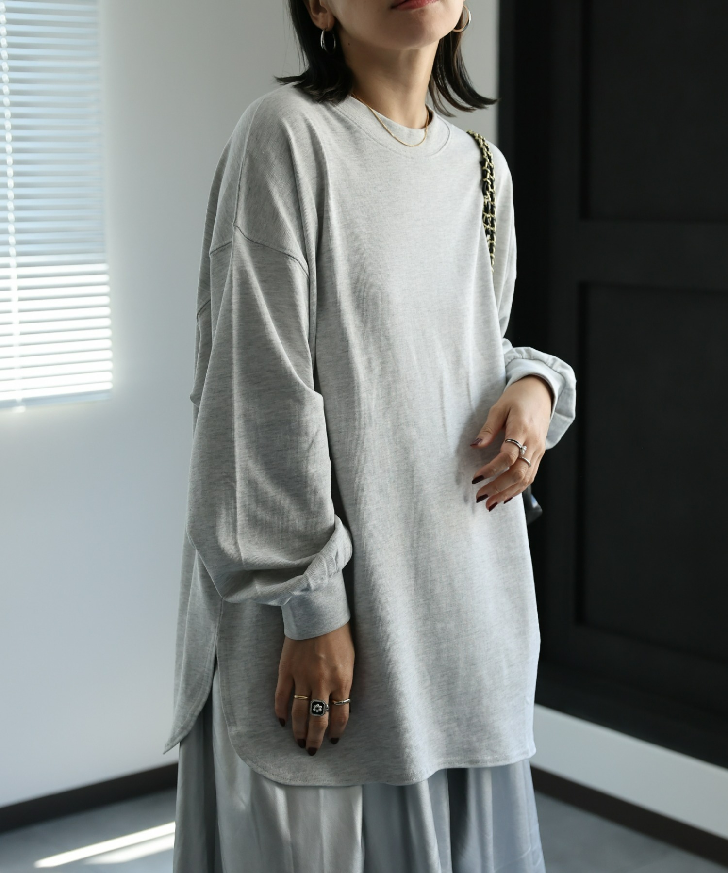 model:162㎝　着用サイズ:FREE