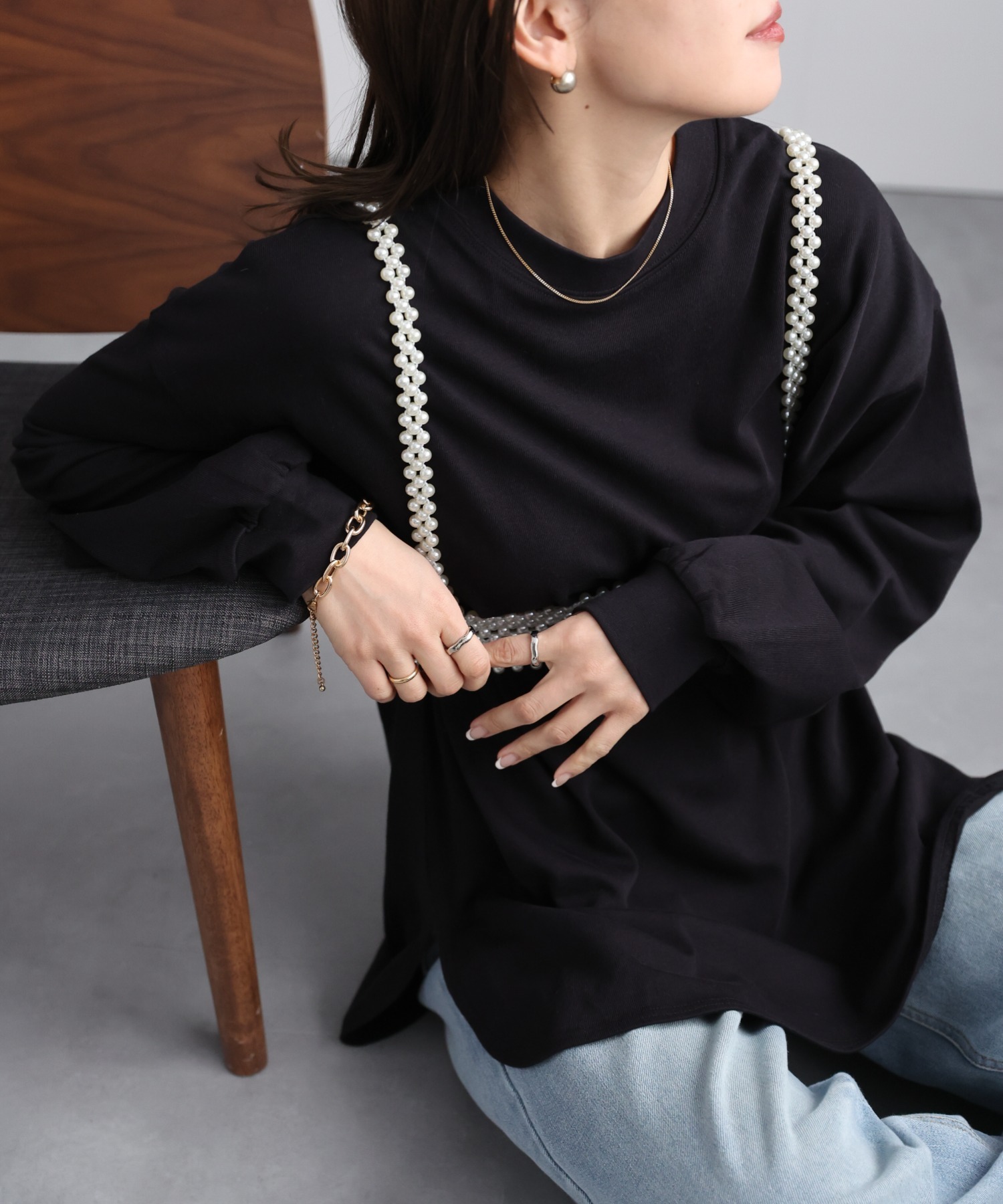 model:162㎝　着用サイズ:FREE