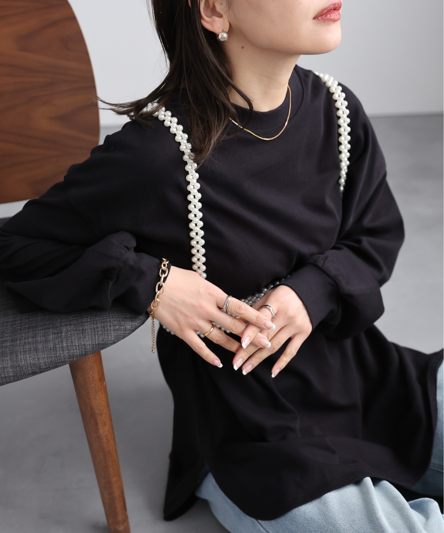 model:162㎝　着用サイズ:FREE