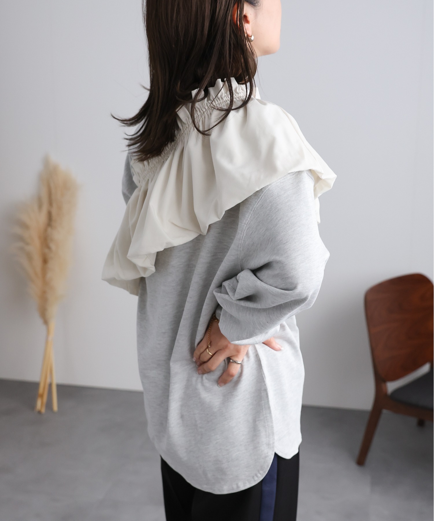 model:162㎝　着用サイズ:FREE