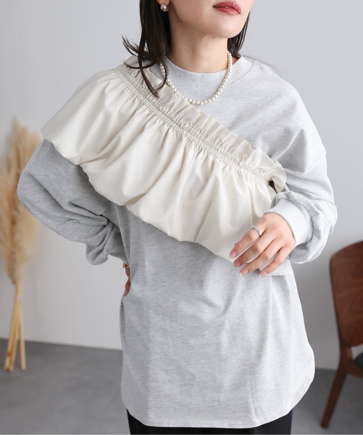 model:162㎝　着用サイズ:FREE