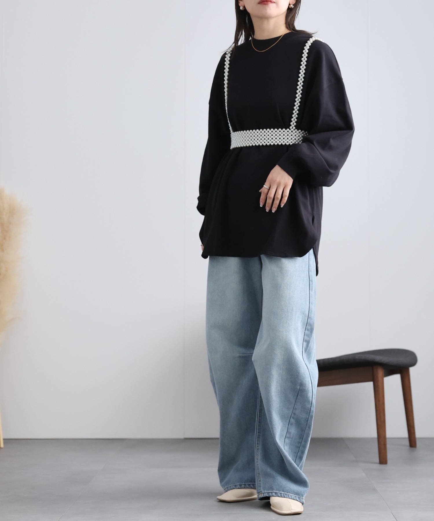 model:162㎝　着用サイズ:FREE