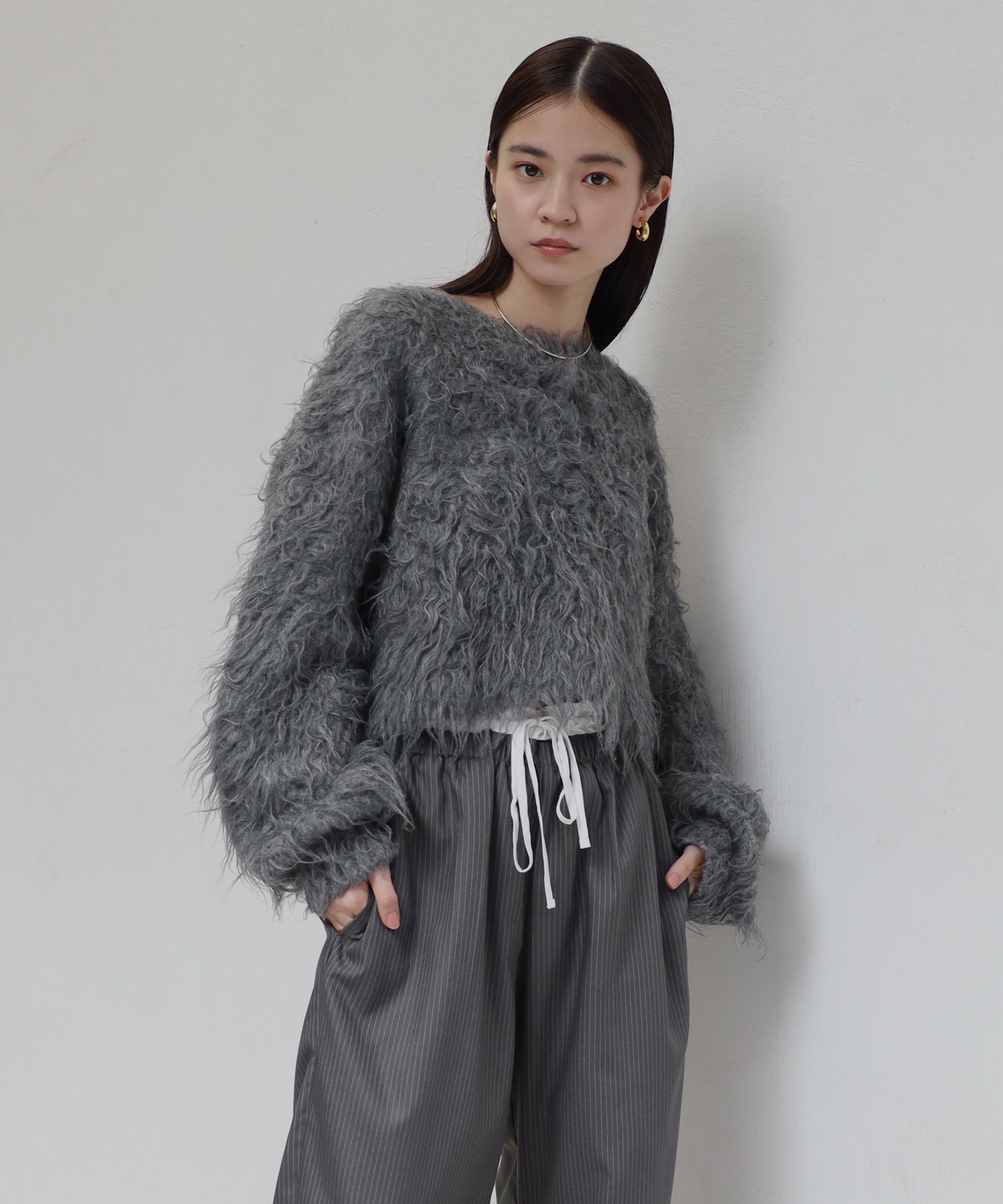 model：H160 着用サイズ：FREE