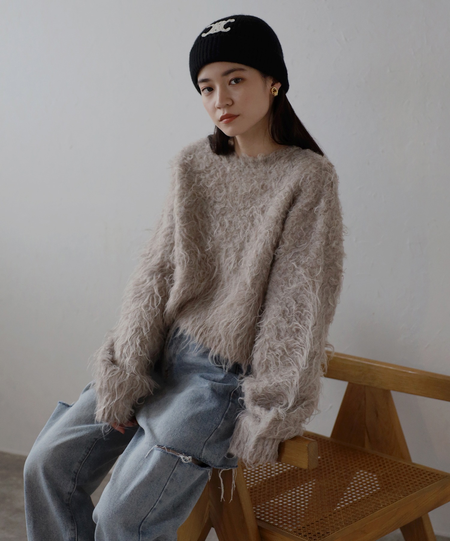 model：H160 着用サイズ：FREE