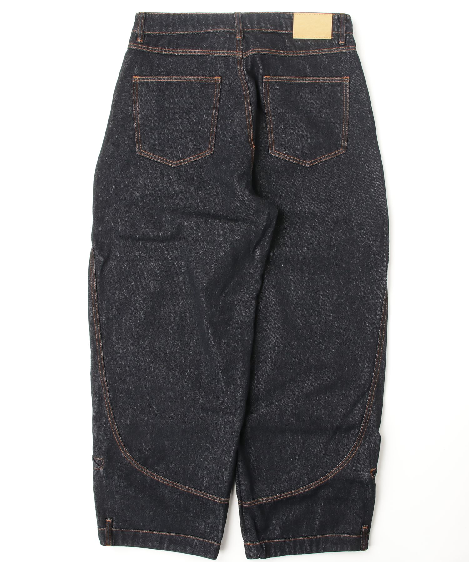 A'GEM/9 × .kom 『A'gem/エージェム』Curved Rigid Denim Pants