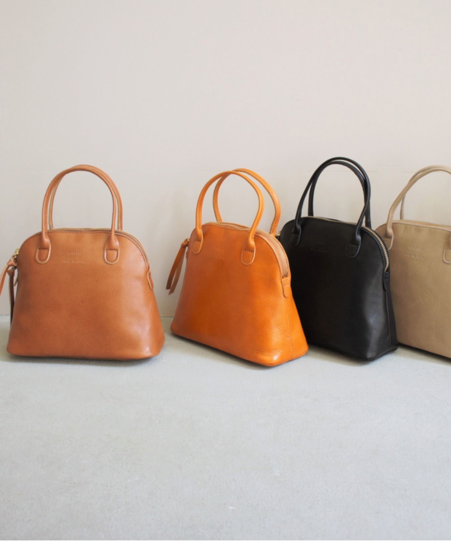 LIGHT LEATHER BOSTON S/トート