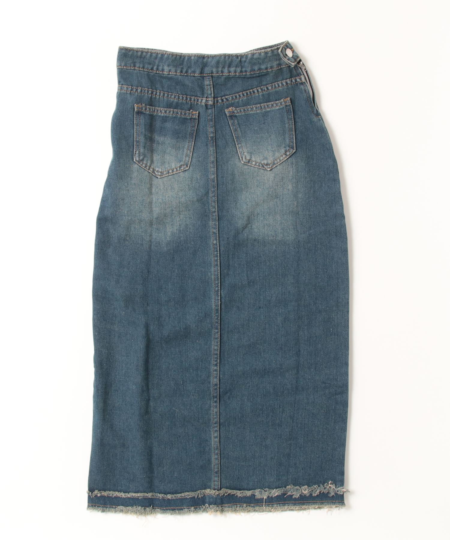 A'GEM/9 × .kom 『.KOM/ドットケーオーエム』ﾃﾞﾆﾑｽﾘｯﾄｽｶｰﾄ .KOM│A'GEM