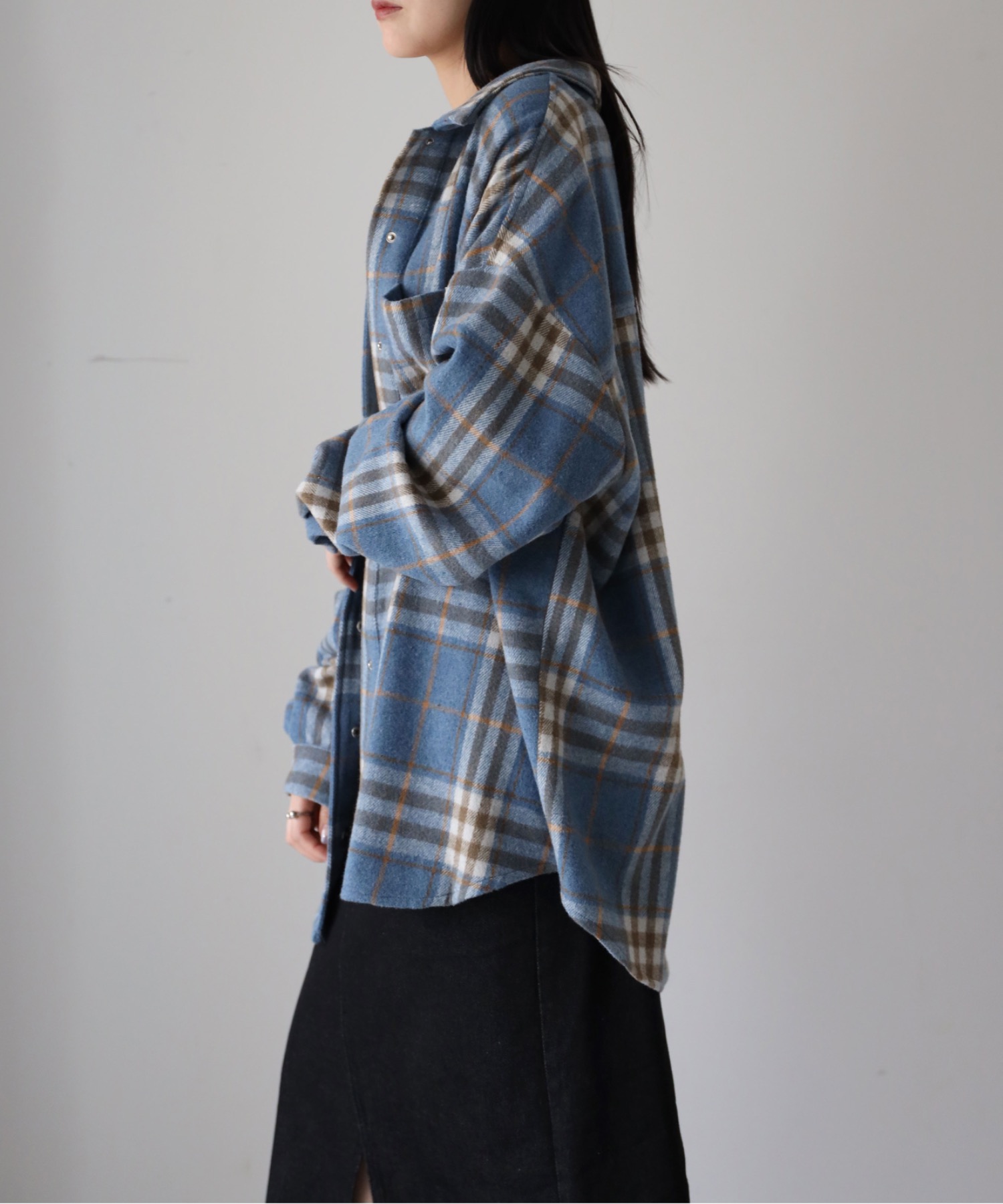 model：164cm. 着用サイズ：FREE