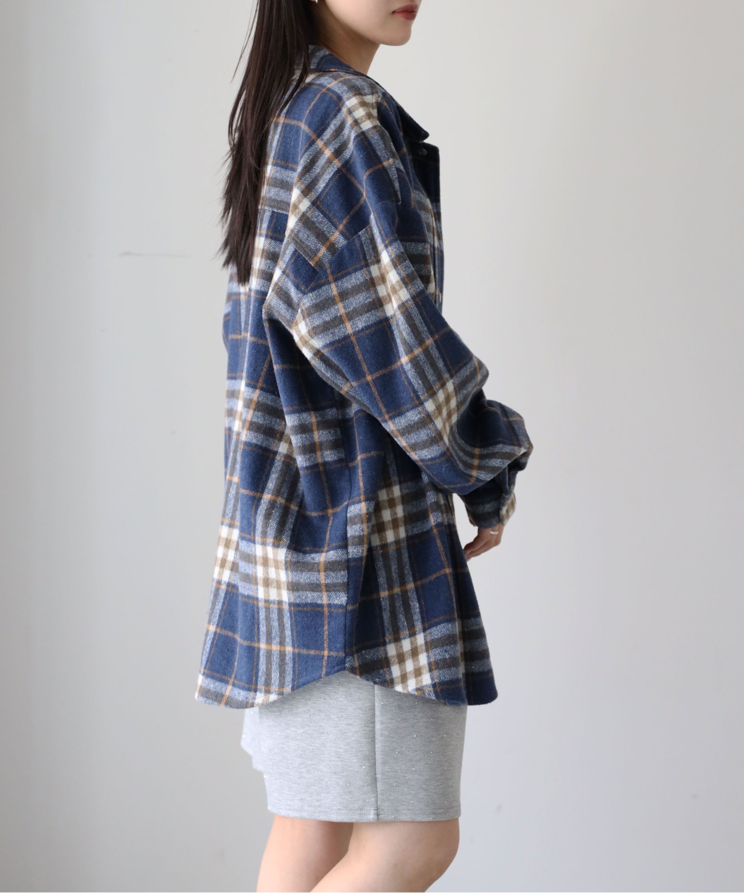model：164cm. 着用サイズ：FREE