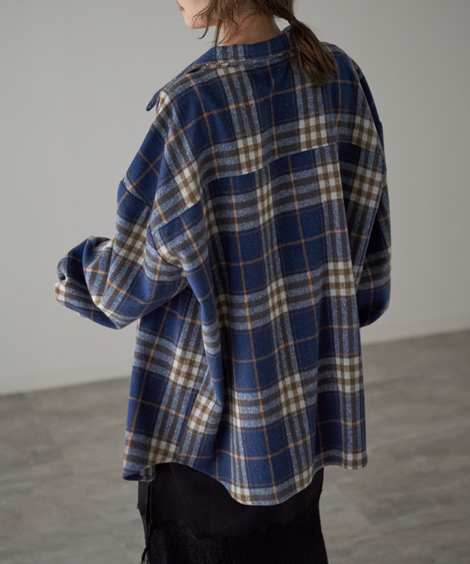 model：163cm. 着用サイズ：FREE