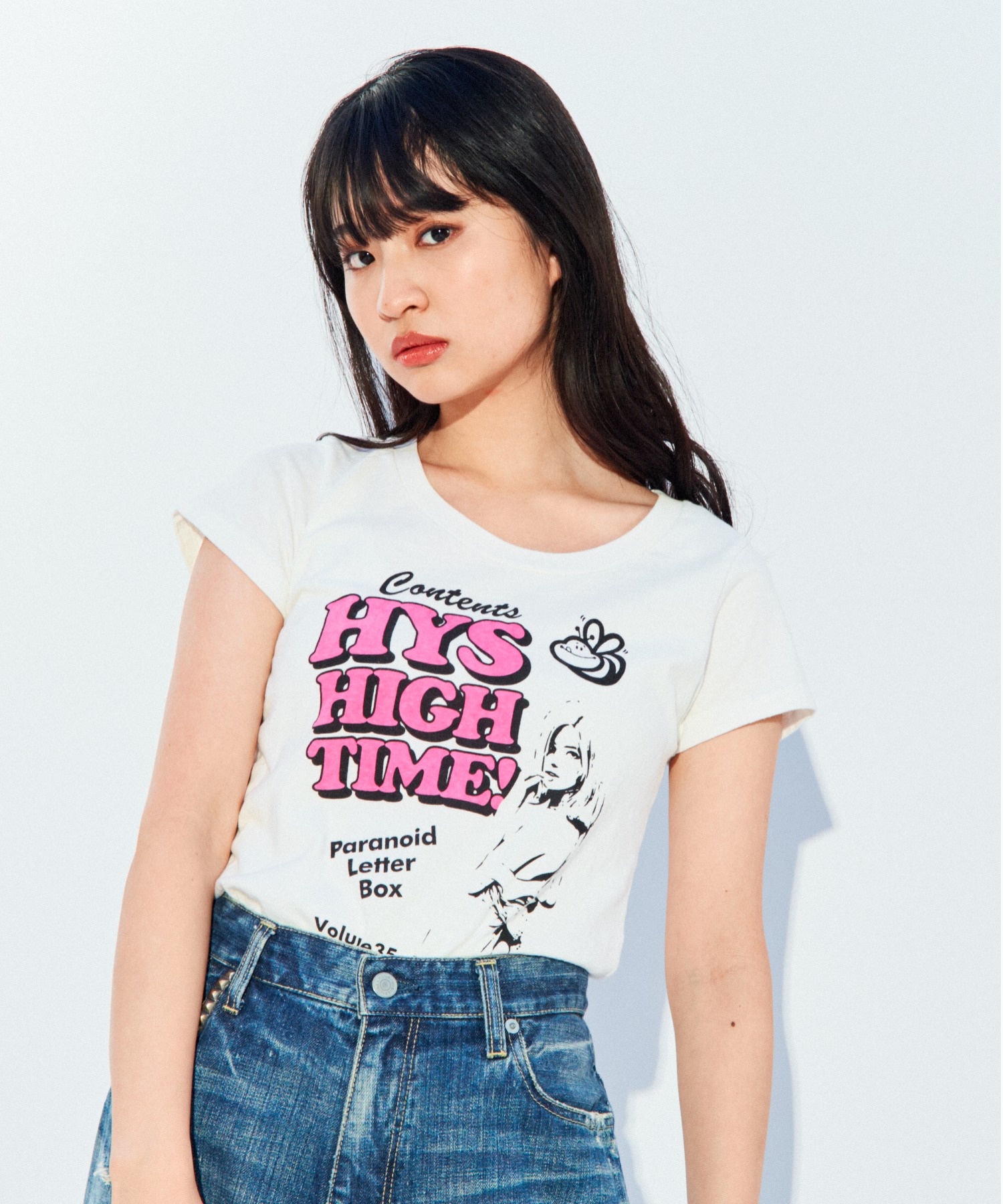 Paranoid Letter Box チビtシャツ Hysteric Glamour Women Hysteric Glamour Online Store ヒステリックグラマーオンラインストア