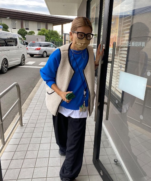 model：H163 着用サイズ：FREE