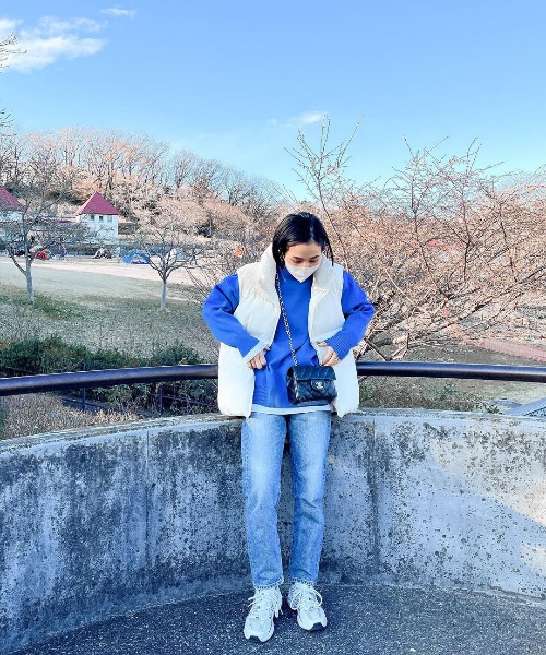 model：H158 着用サイズ：FREE