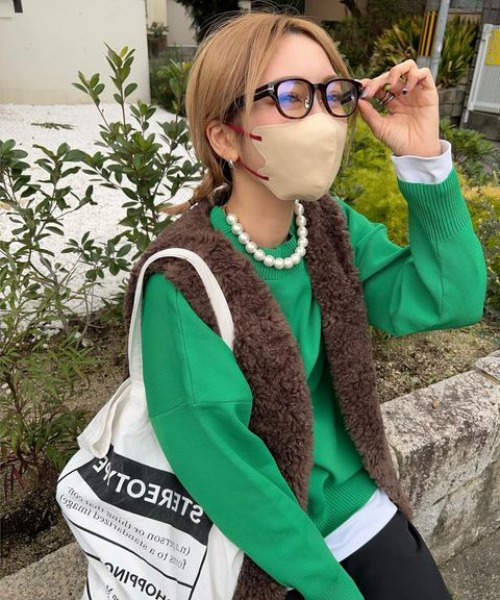 model：H167 着用サイズ：FREE