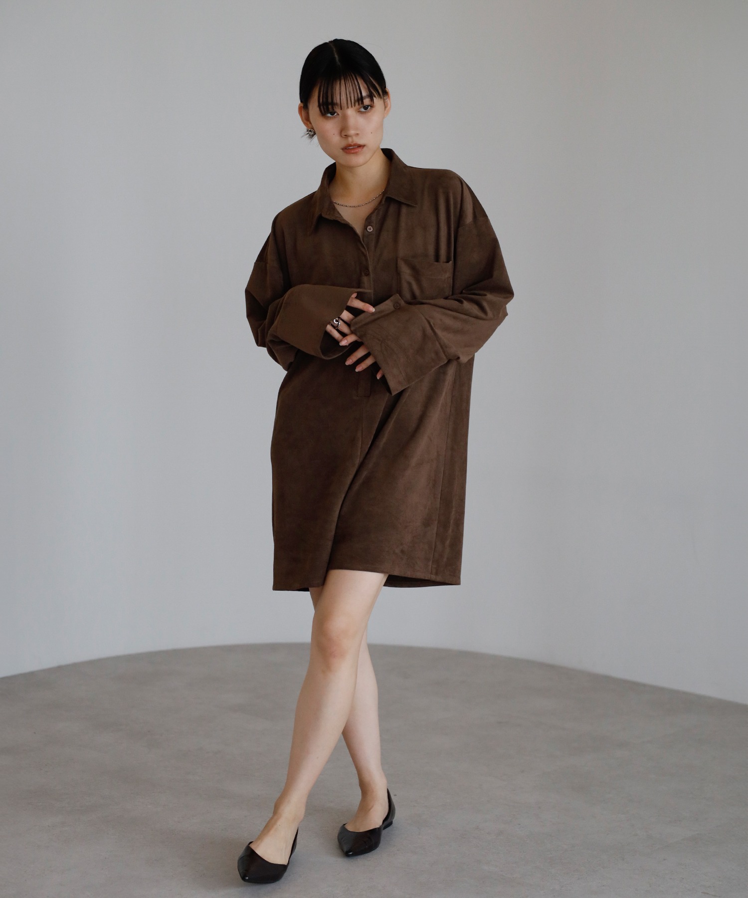 model：H167 着用サイズ：FREE
