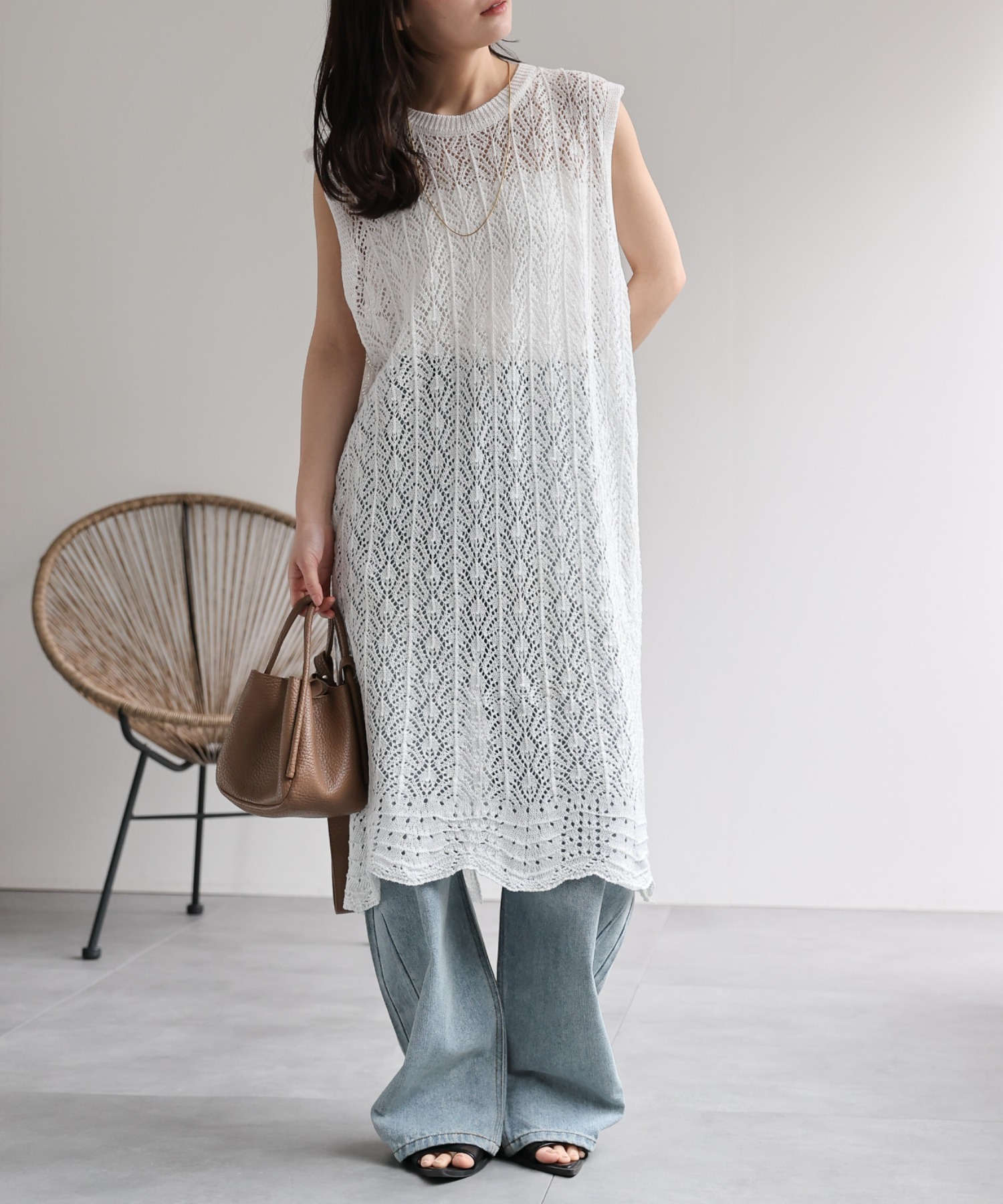model：156cm 着用サイズ：FREE