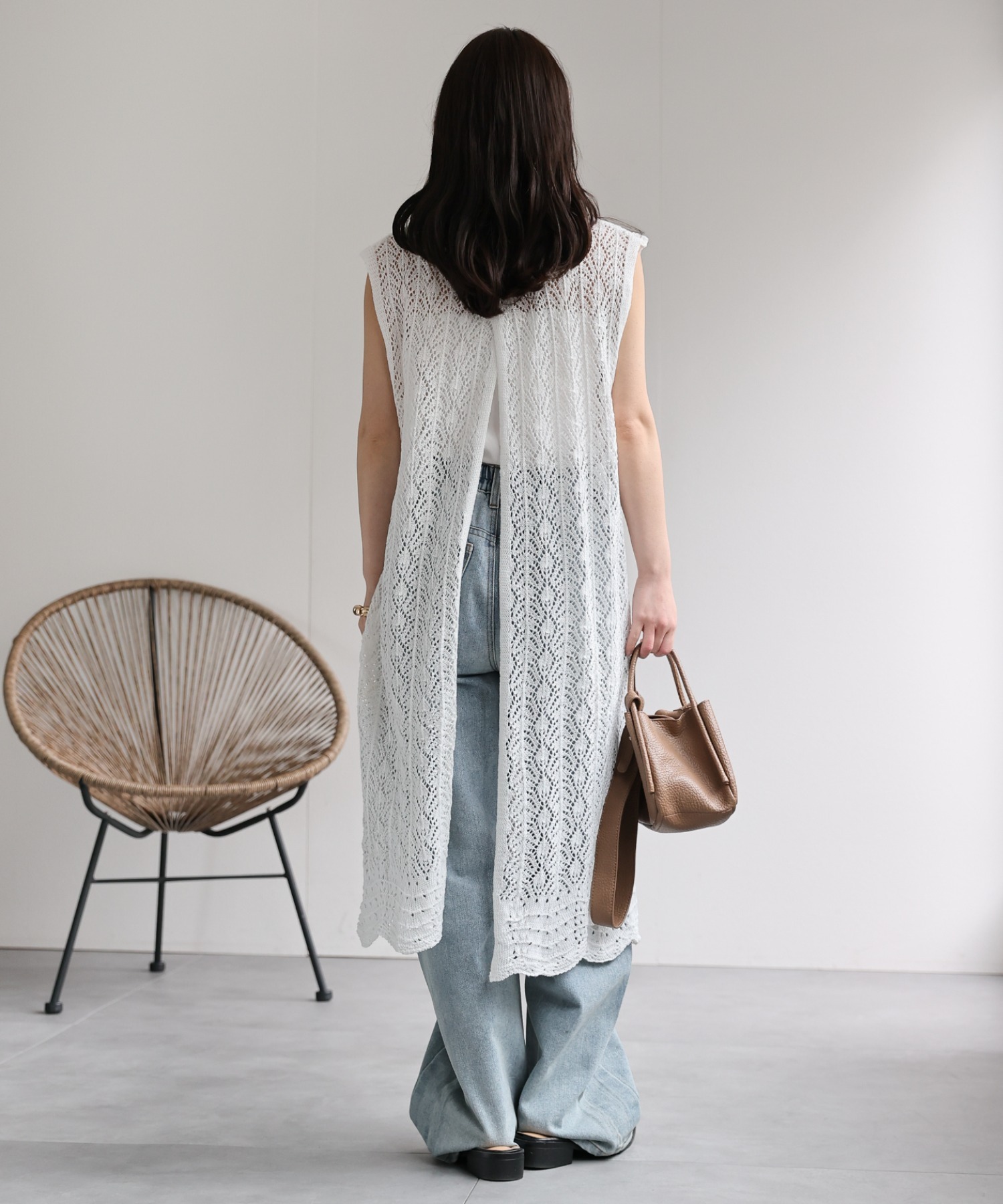 model：156cm 着用サイズ：FREE
