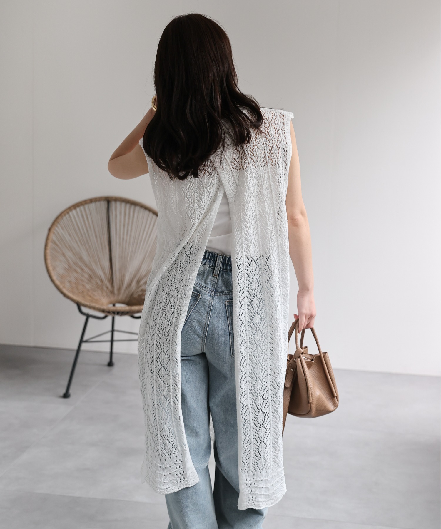 model：156cm 着用サイズ：FREE