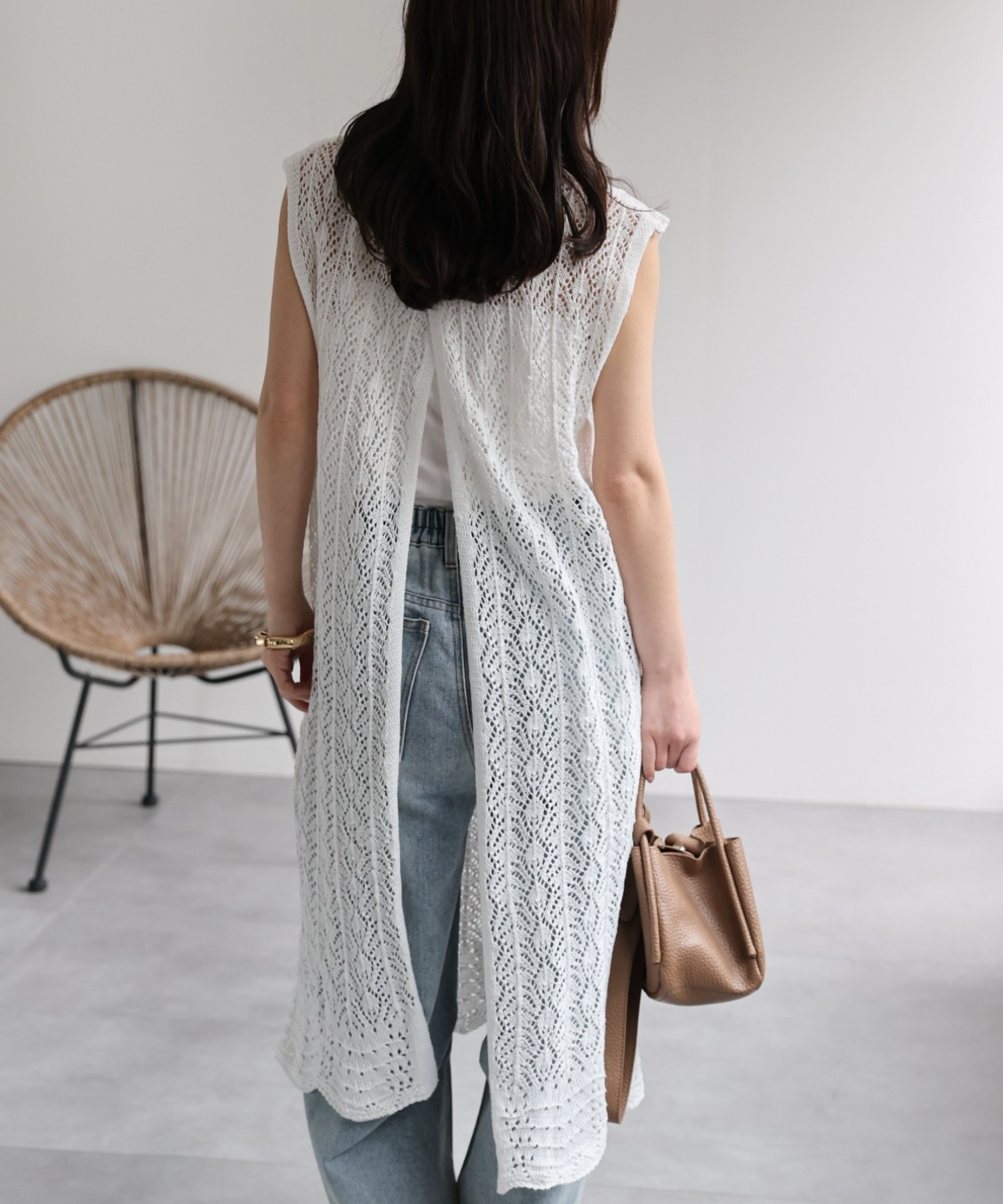 model：156cm 着用サイズ：FREE